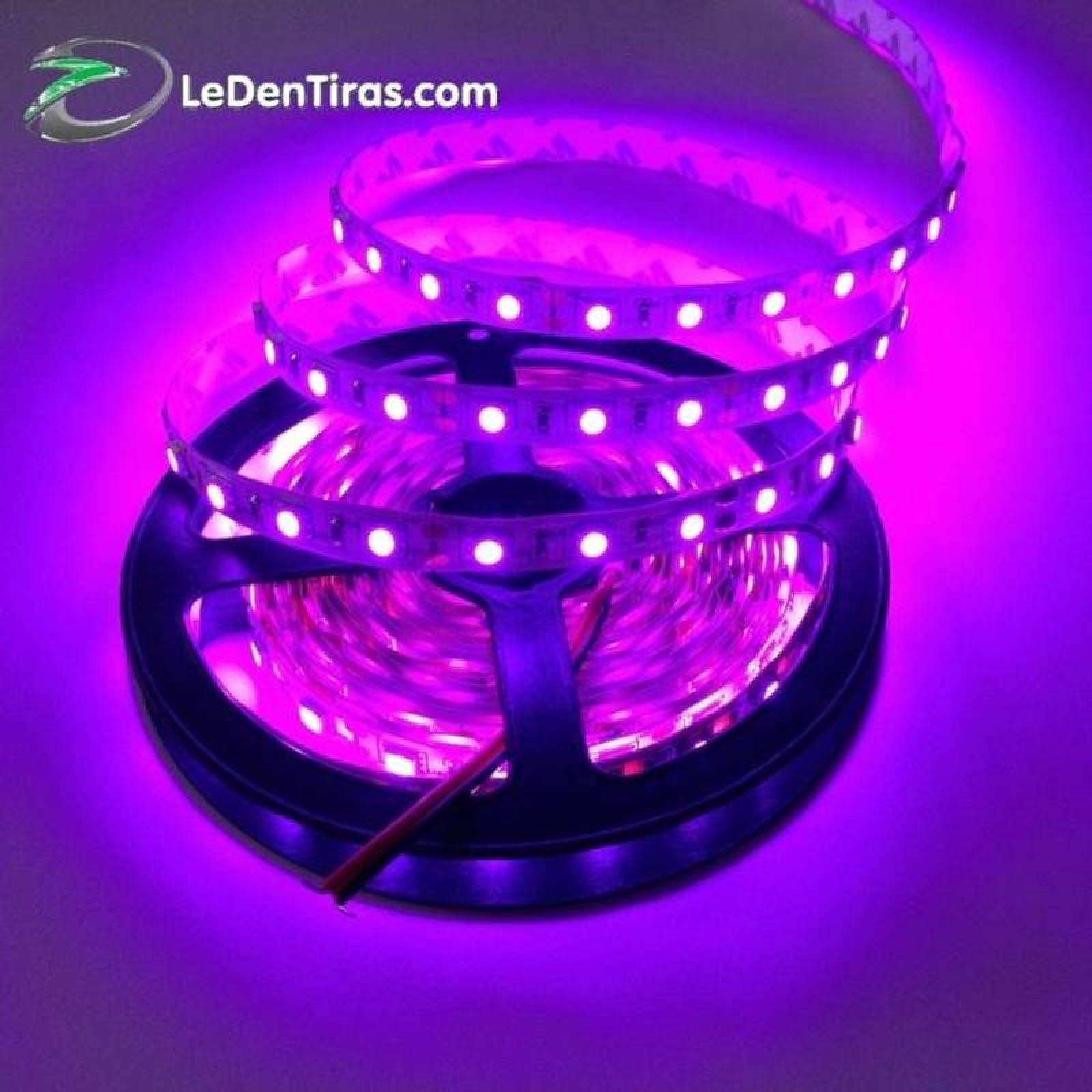 Luces LED UV Básicas Ultra Violeta, MXGWS-003-7, 1Pza, 3m, 5V, Plástico, USB, Fotosíntesis y Crecimiento de Plantas,, GrowStrip