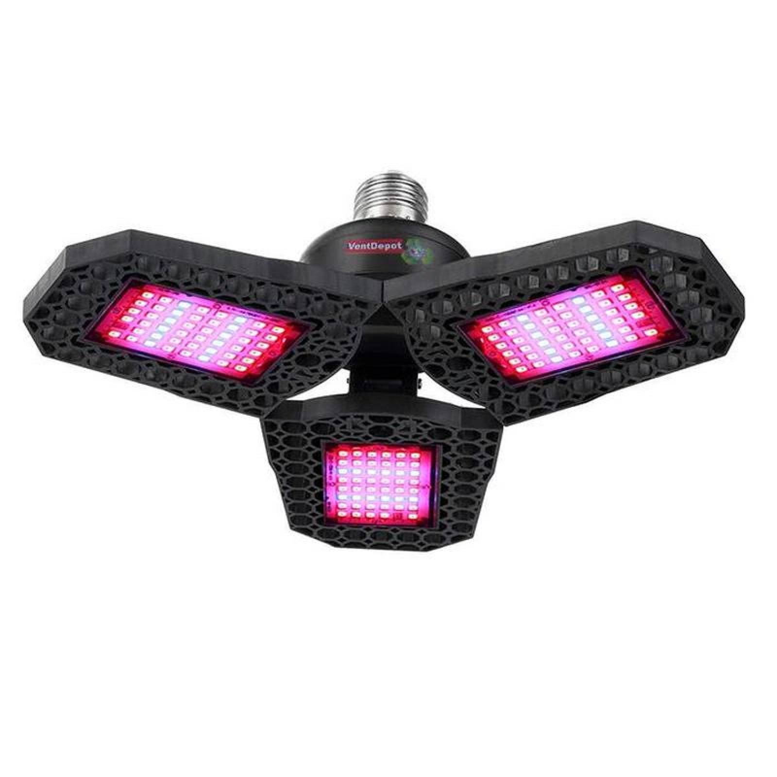 Lampara para Hidroponia, MXHYH-006-2, 10Pzas, 110/220V, 126LED, 5000hr, Plástico, Fotosíntesis y Crecimiento de Plantas,, HoneyLight