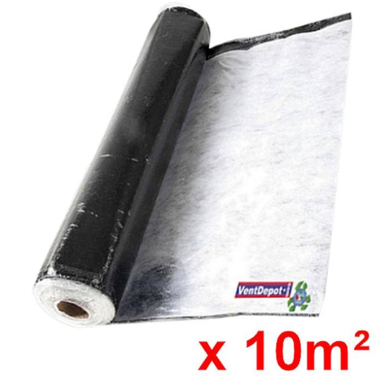Carpeta de Asfalto Techos Mayoreo MXASL-003-10 3capas con Polieteno de Alta Densidad Foil de Aluminio Abarca 10m2 AlumSello