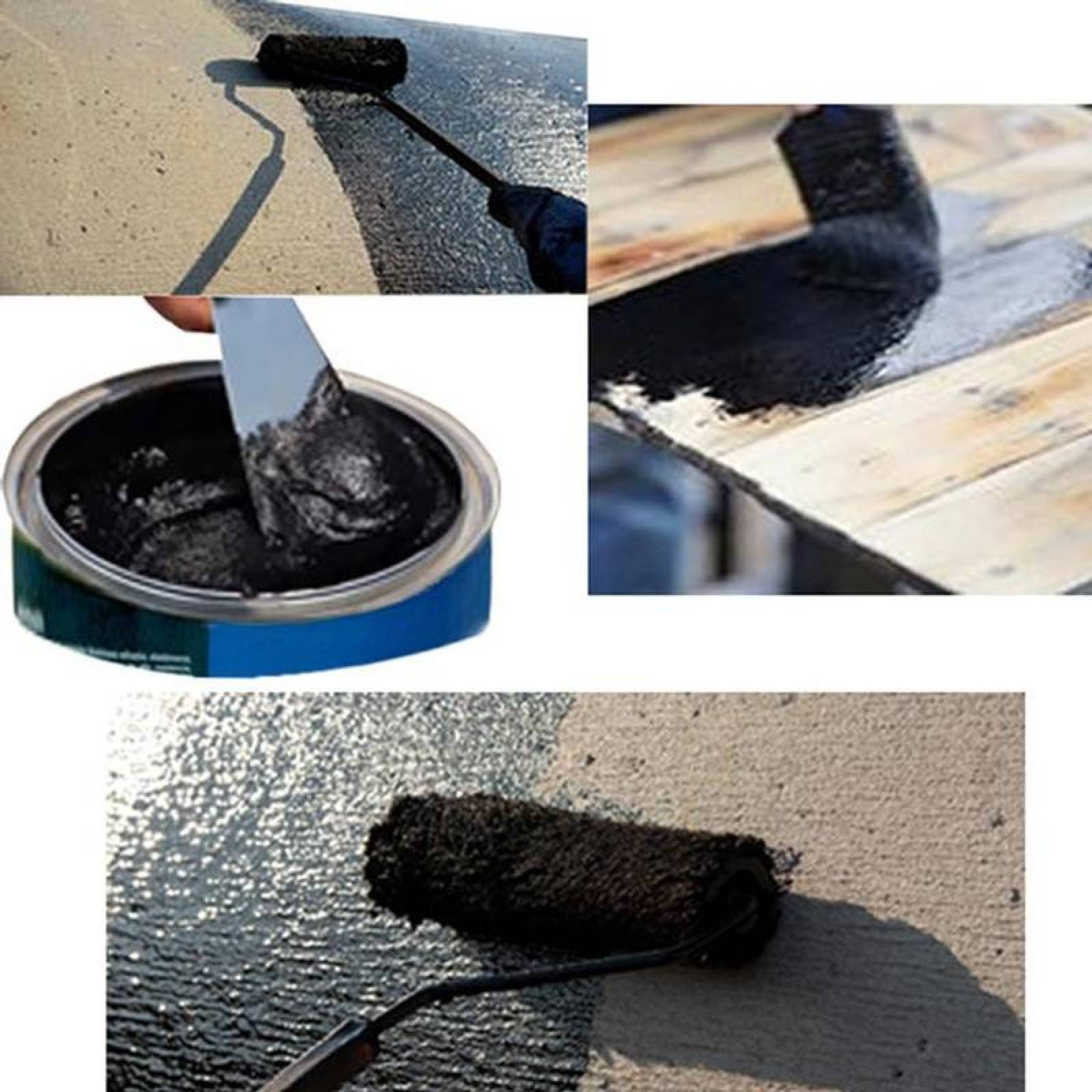 Impermeabilizante para Losa, MXIPP-001-6, 4L, Sellador Pasta Negro, Rendimiento 3m² x Litro, Solvente, Viscosidad 100000 cps, Secado en 72 Hrs. , ImperPro