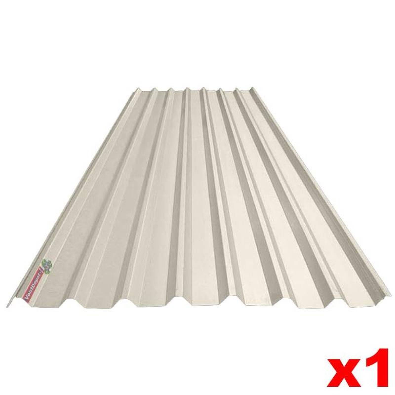 Laminas Traslucida para Techados, MXRTL-039, 1,01x6,10m, Espesor: 1,2 mm, Perfil R-101, Material: Acrilico, Acabado: Blanco, Peralte 2,4 cm, 1Pza, ProLight-R-101-T-81-T-18