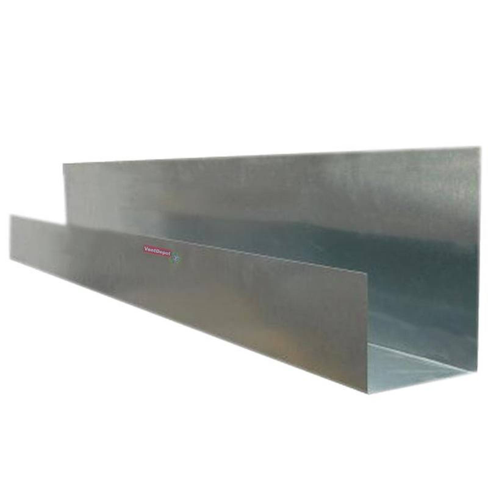 Canaleta en Lámina Galvanizada MXCLT-001-5 6x10x10cm C,26 3m Lámina Galvanizada, Canalet