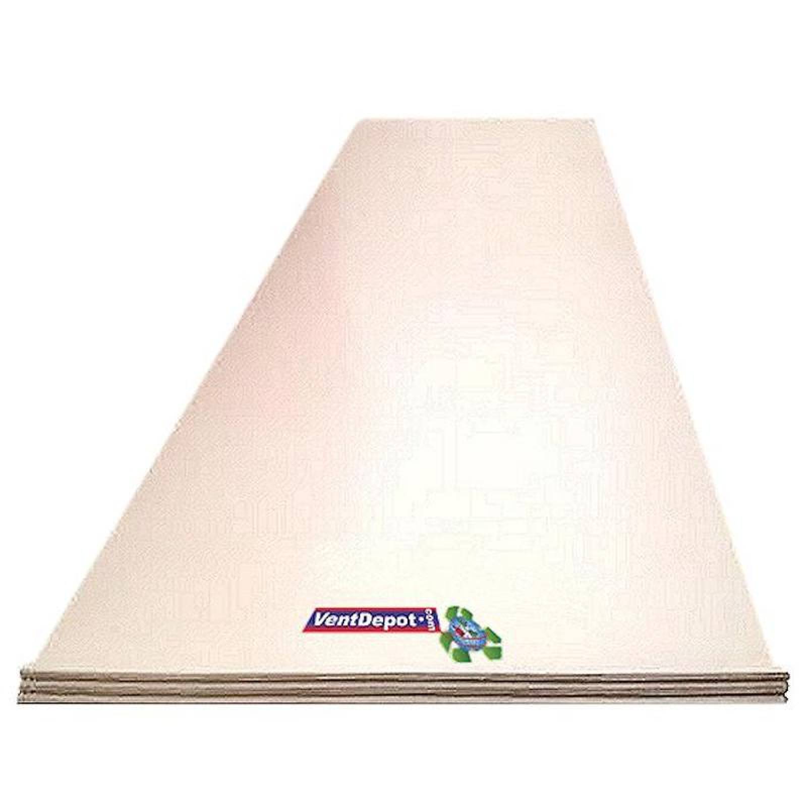 Laminas Lisas de Paileria de 4 Pies, MXNTO-009, 1.22x4.27m, Calibre 20, Lamina Lisa, Material Acero Acabado Pintro, Blanco Ostion, 1Pza, Pintrox 4