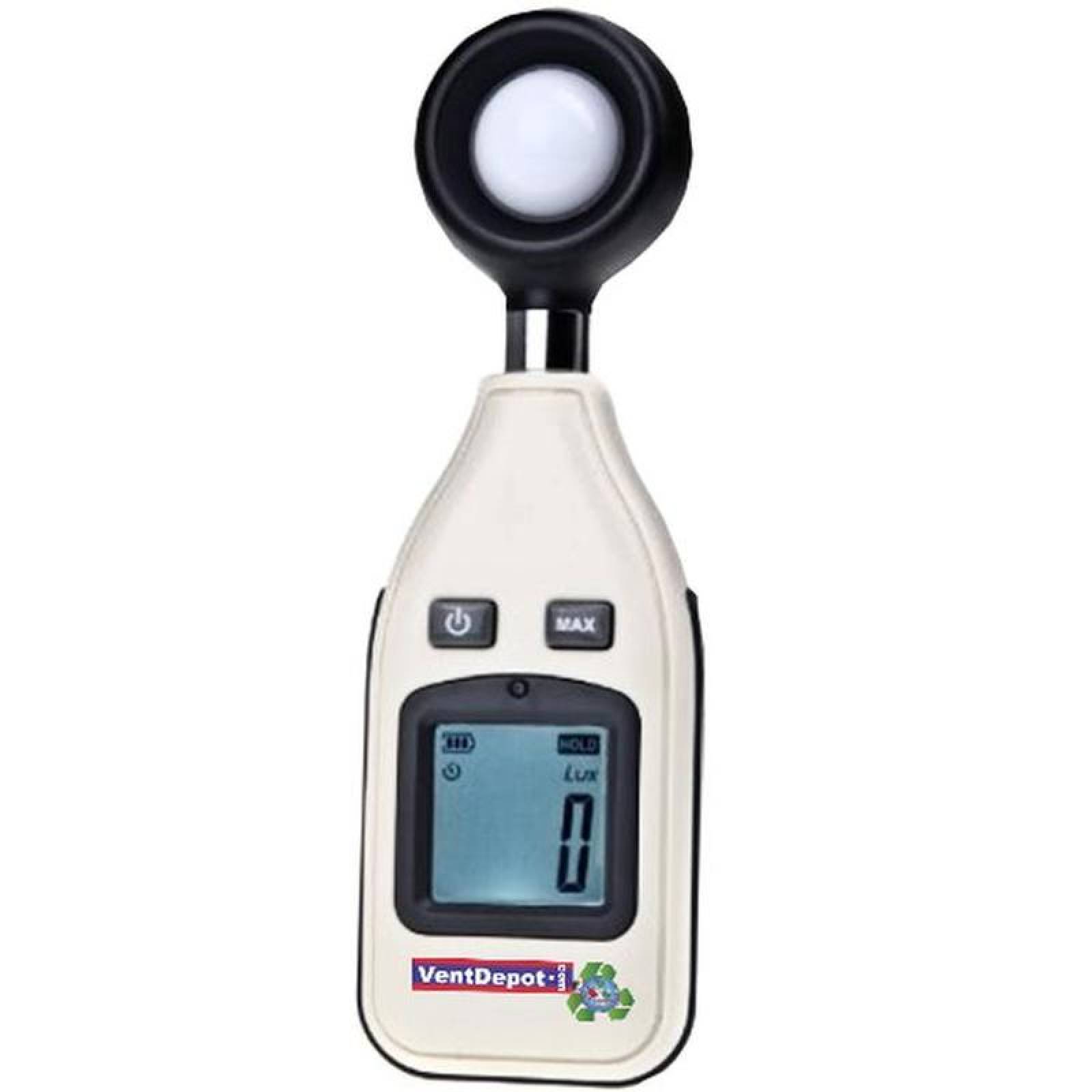Luxómetro para Medir Iluminación MXFLU-001-26 Rango de medición 01-200,000 Lux001-2000 Fc 14 a Fc 0 a 40C Funcionamiento 20 a 50C Almacenamiento 10 a 90porcientoHR 1 Batería 9 Volts FotoLux
