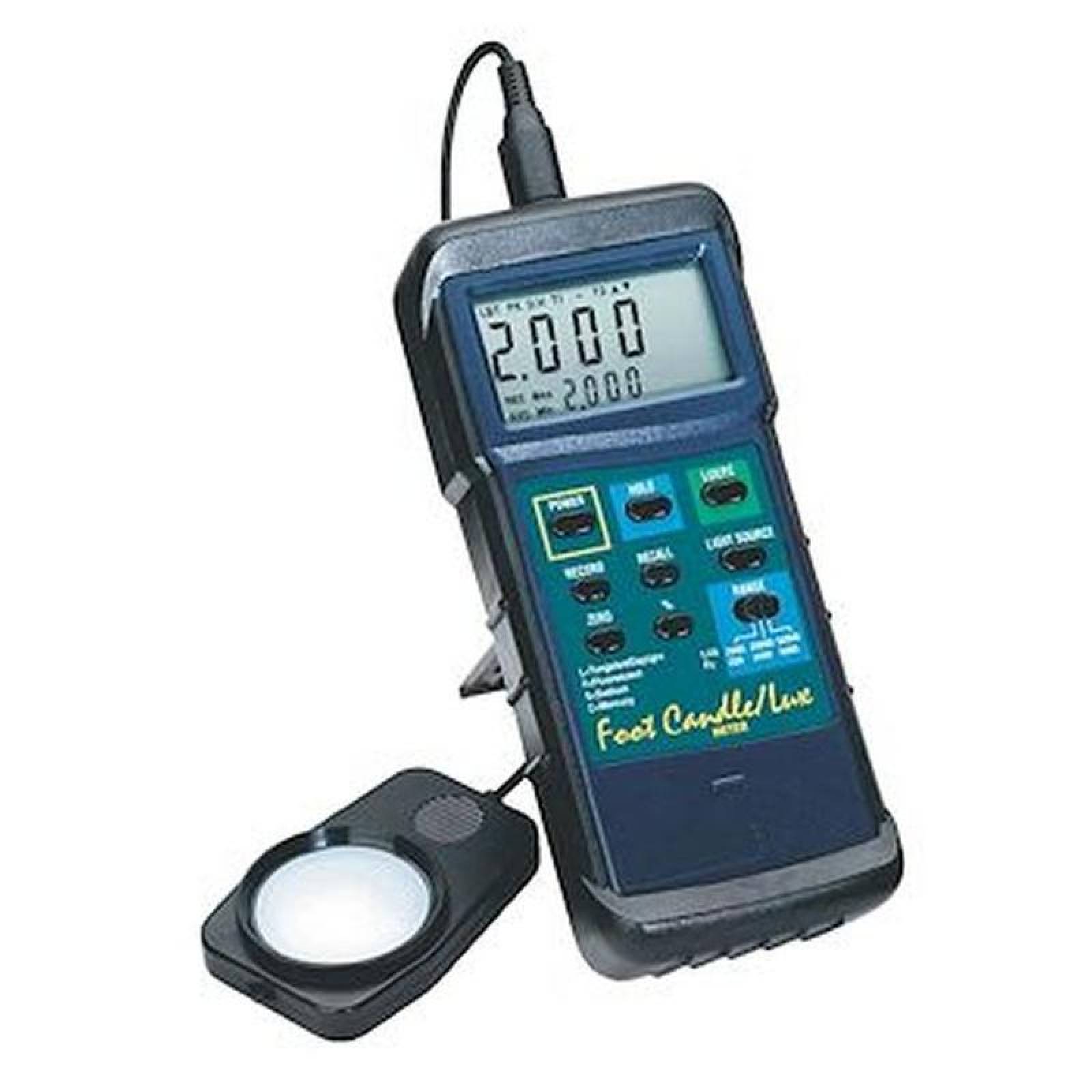 Medidor de Fotómetro MXHLX-001-21 Rangos de Medición 200 2000 5000Fc 20002000050000Lux HeavyLux