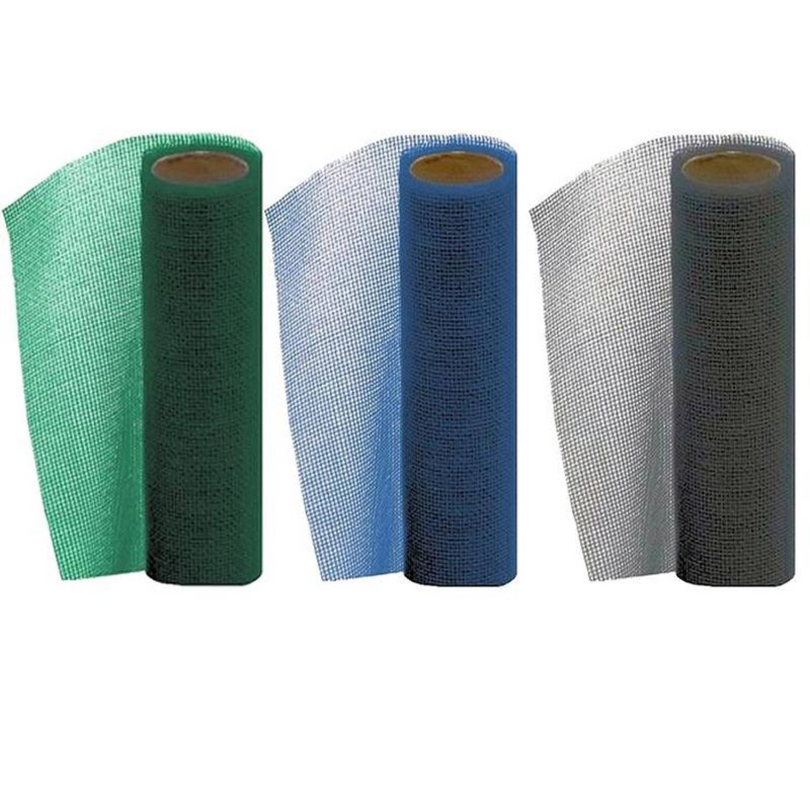 Mallas Mosquiteras MESH en Rollo MXLLA-010 30x0,75m, MESH 16 18x16cuadros x pulg, C,32 Plástico Verde MallaFlex