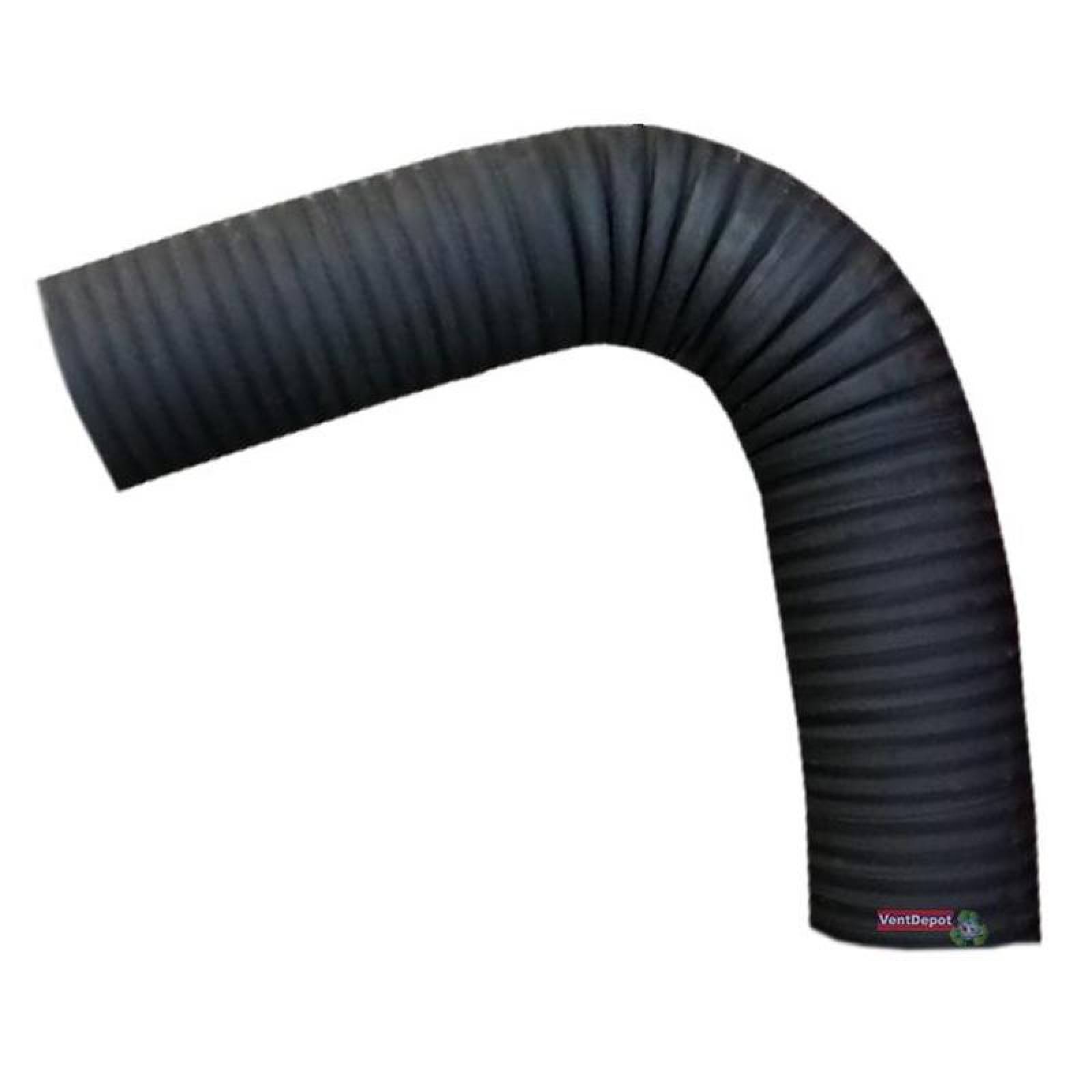 Hule SBS en Manguera Baja Flexion MXABK-010-1 12" Diámetrox6m fabricada con hule SBS y espiral de acero, AirBlack