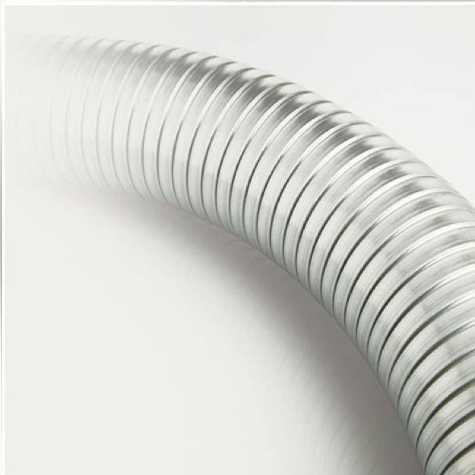 Mangueras Flexible Rigida para Aire MXDRN-002-1 4" Diámetrox10m fabricada en tira de Acero Galv, Semiflexible Rigida, DuroMan