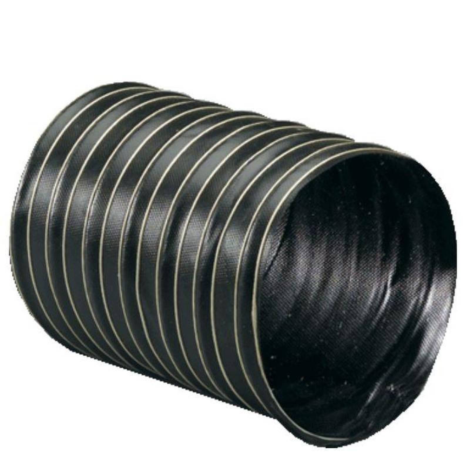  Conducto de Aire Caliente GN, MXHGN-004-2, 2.5" Diámetrox7.6m, F/vidrio, c/neopreno, c/fil de F/vidrio,negra , GN