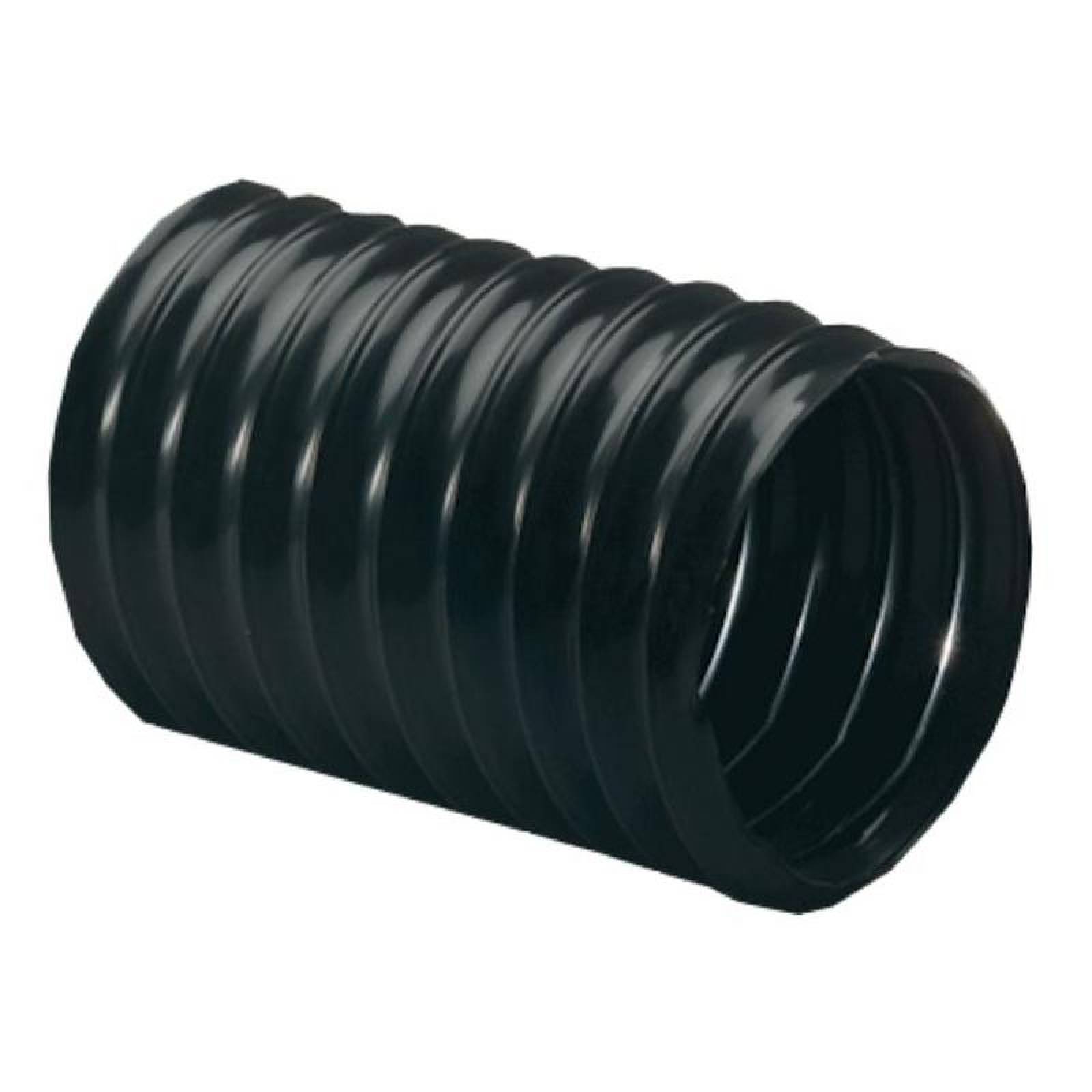 Manguera para Polvos Gruesos, MXFLD-017, 10" Diámetrox7,6m, fabricada en poliuretano con resorte de acero, negra, Flx-Thane LD