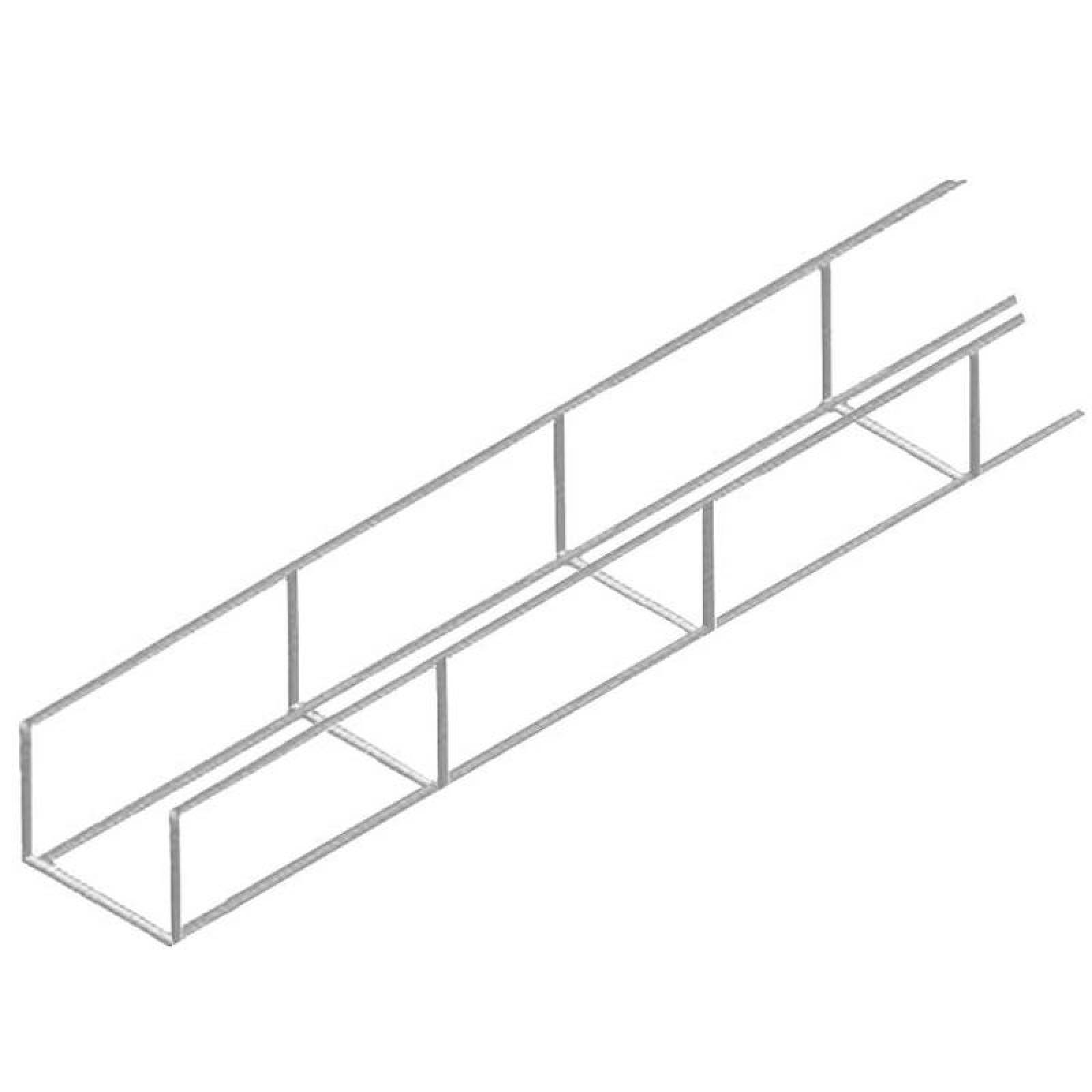 Charola Tipo Malla para Oficinas MXHFI-003-1 2x3" 3,05m Galvanizado Calibre 11, CharoLitt