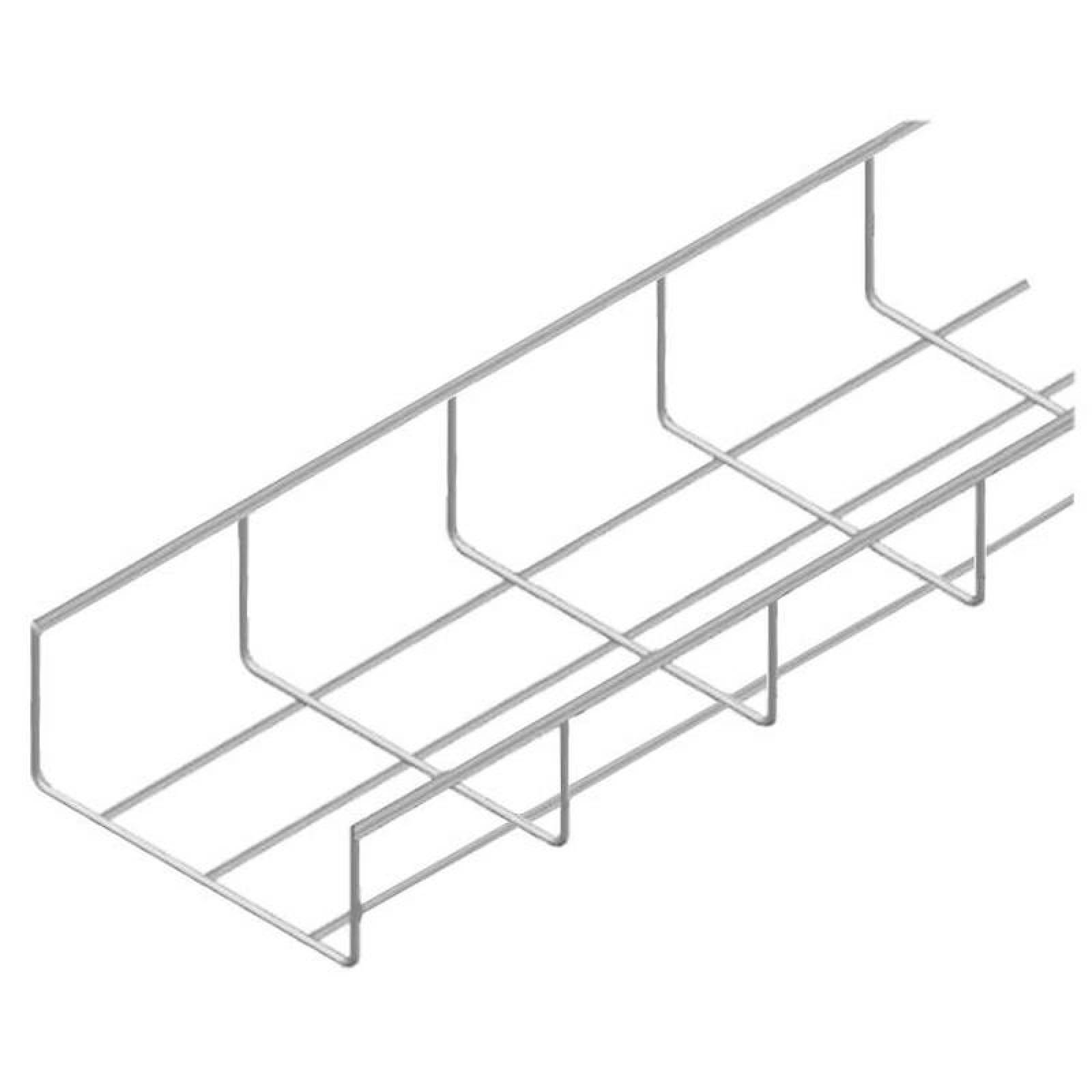 Malla Para Cableado Tipo Charola MXKNI-001-2 6x1" 3,05m Galvanizado Calibre 11, CharoLink