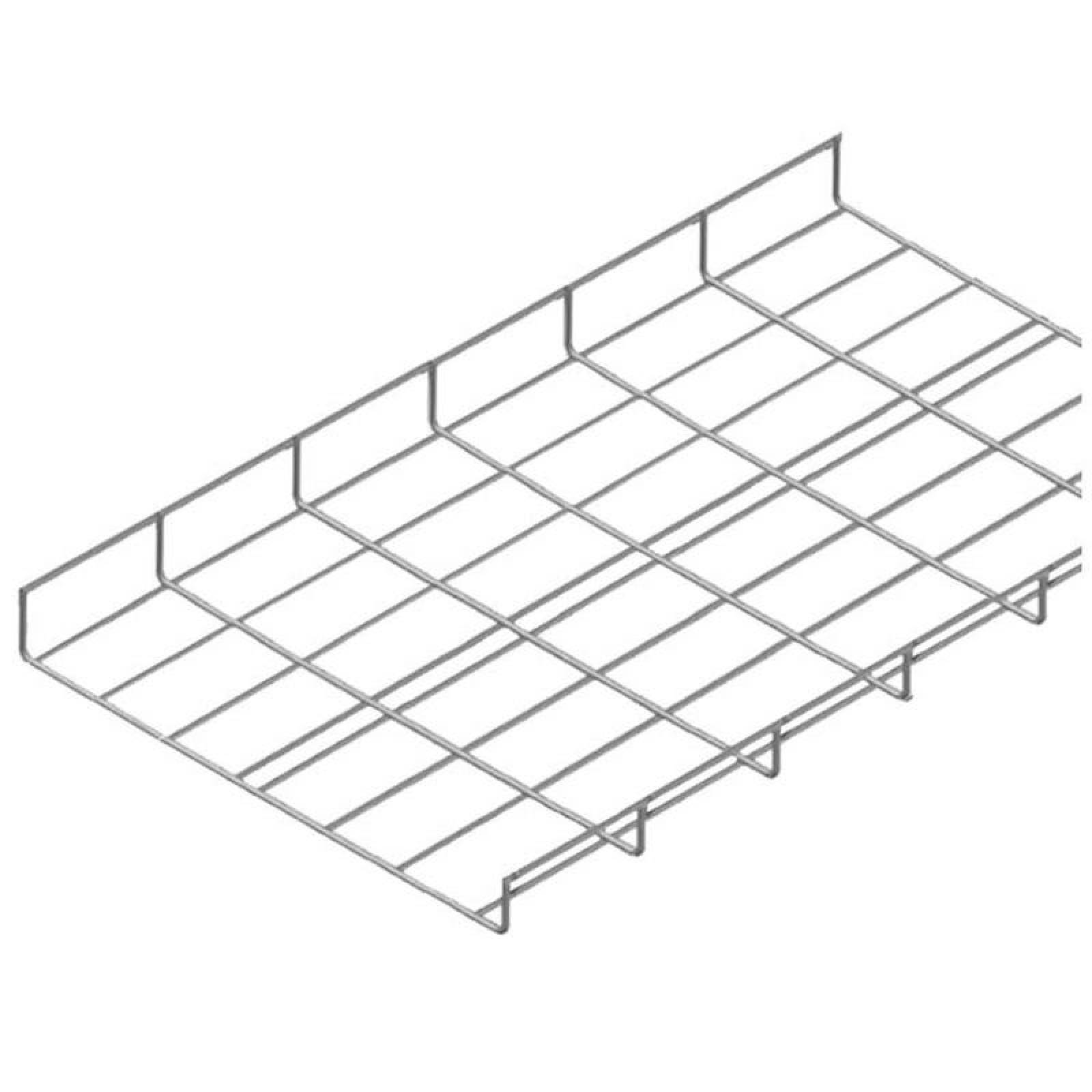 Charola Tipo Malla para Oficinas MXMEH-001-10 12x2" 3,05m Galvanizado Calibre 11, CharoUltra