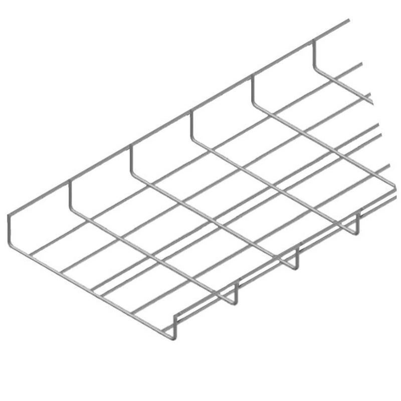 Charola Tipo Malla Para Instalación MXOSP-003-4 10x3" 3,05m Galvanizado Calibre 11, CharoSpace