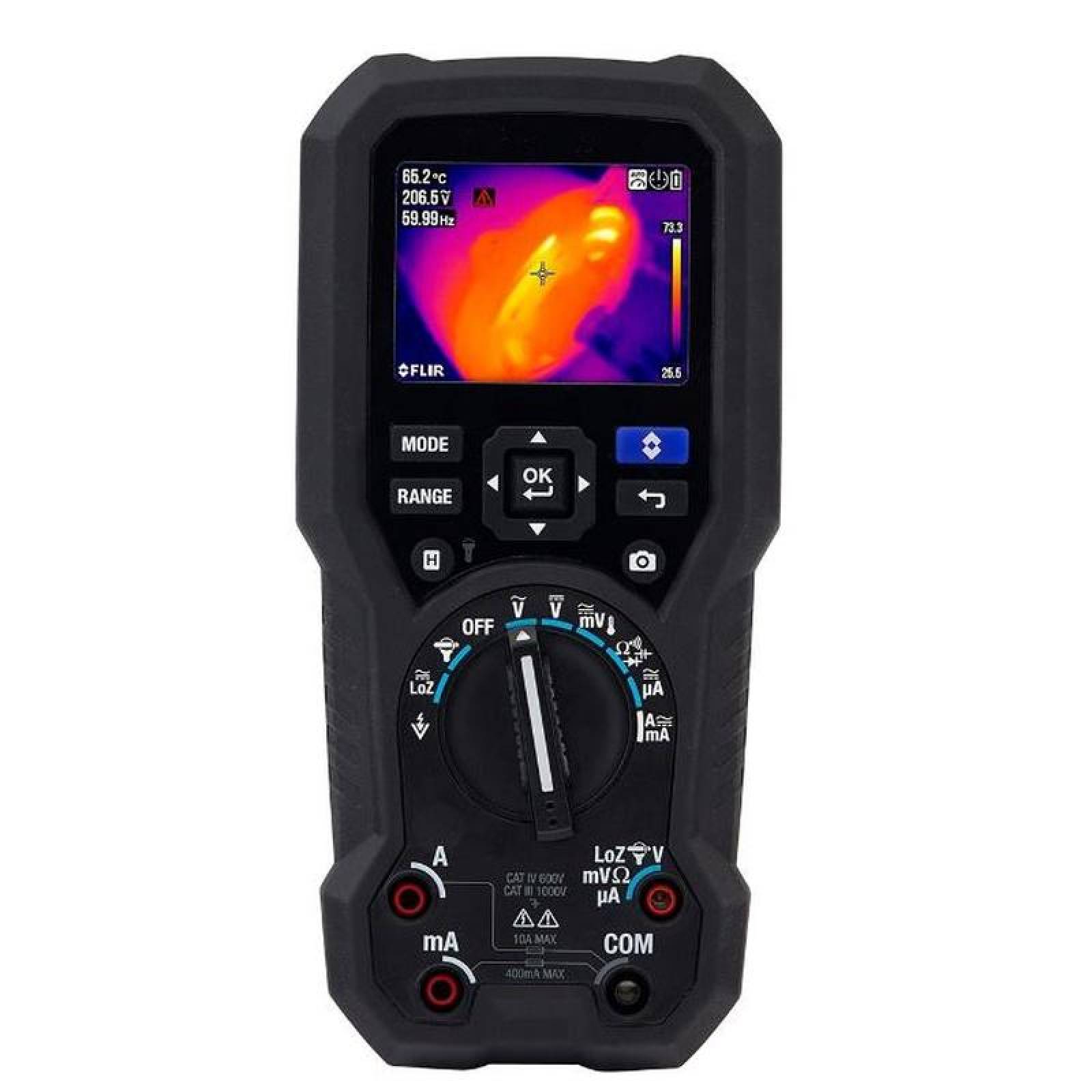 Multímetro Digital con Imagen MXERL-002-13 Voltaje 1000V CACC 6000-5000 MO Capacitancia 1000 mF -40 a 400 C, Thermal