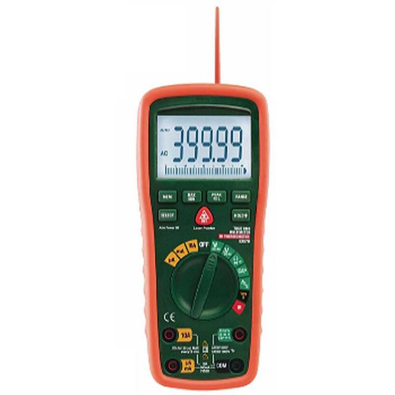 Polimetro Residencial Facil Uso MXMTT-001-6 40000 Cuentas 6porciento 0,01mV a 1000V 0,0001Hz a 40MHz -45 a 750C MultiTherm