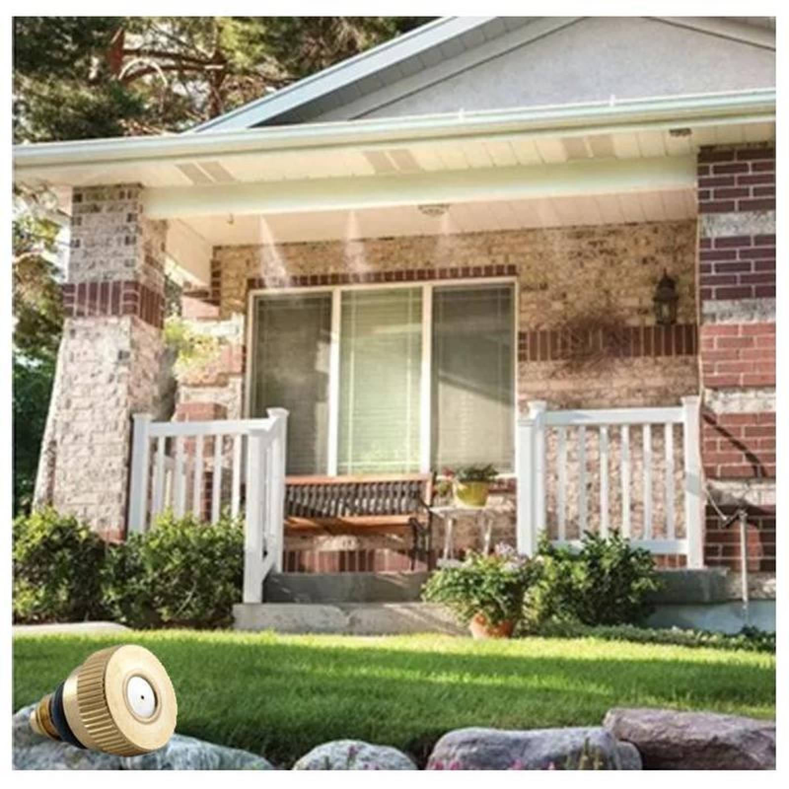 Bolsa de Boquillas de Latón MXLFG-043 50 pzs Orificio 0,3mm 5,2LPM 30-300 PSI Interior Acero inoxidable Exterior Laton Niebla Fina UNC10-24 Hilo, NozzFog