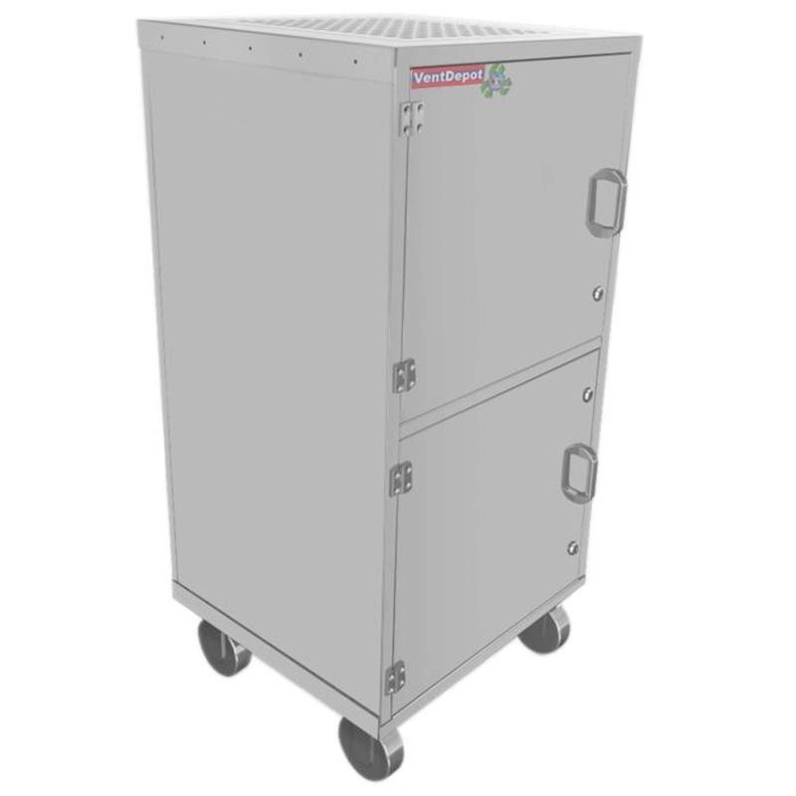  Purificador de aire escuelas, MXFMP-001-11, 1722m3/h, 1750 RPM, 127V, 1.68A, Luz UV-C 30w, Galvanizado, Gris., ProPure