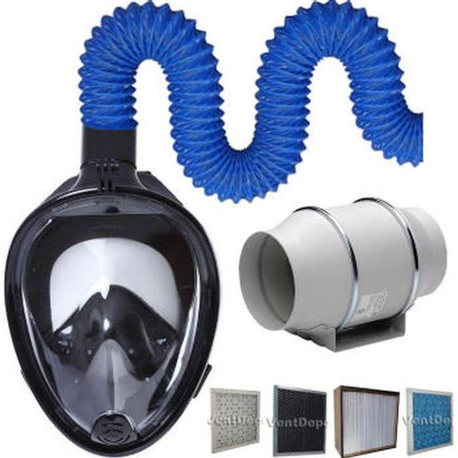  Depurador para Aire para Ductos, MXSVO-015, 58 CFM, 100 m³/hr, 3" Diámetro, 15m, 120V/1F/60Hz, 169W, 37dB, Filtro Metálico, Filtro Acetato, HEPA., SurvivorOne