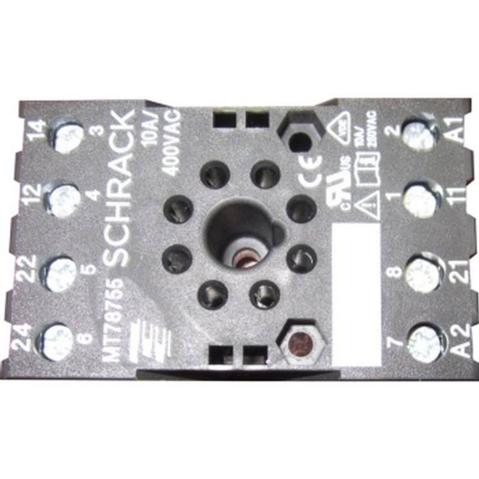  Relevador para Motores, MXCRE-001-2, Base para Relevador, Tipo MT, CoilRelays