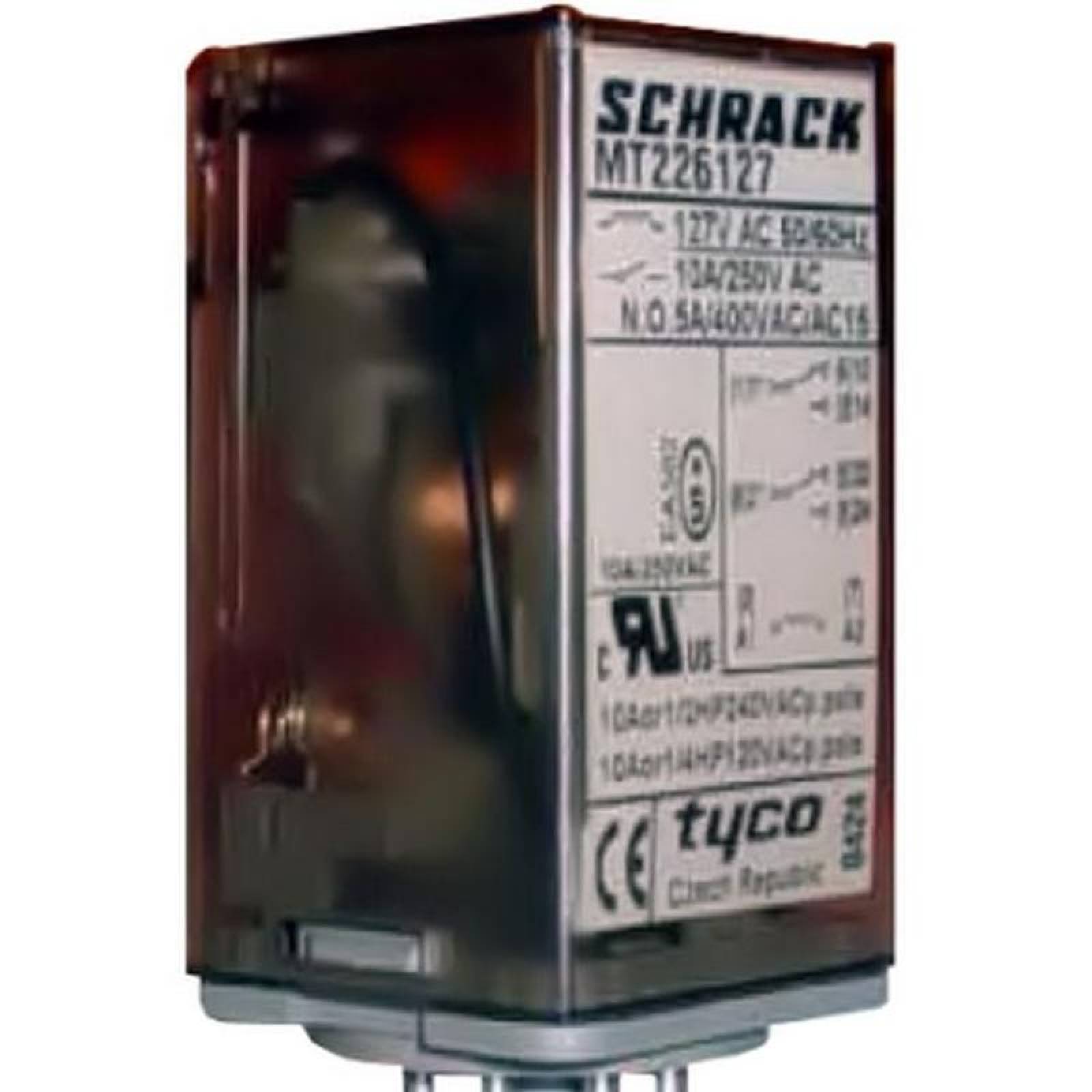 Transformador de Equipos Eléctricos, MXCRE-006-2, Relevador, 127 VAC a 60 Hz, 10A @ 250VAC, c/sobremando manual, CoilRelays