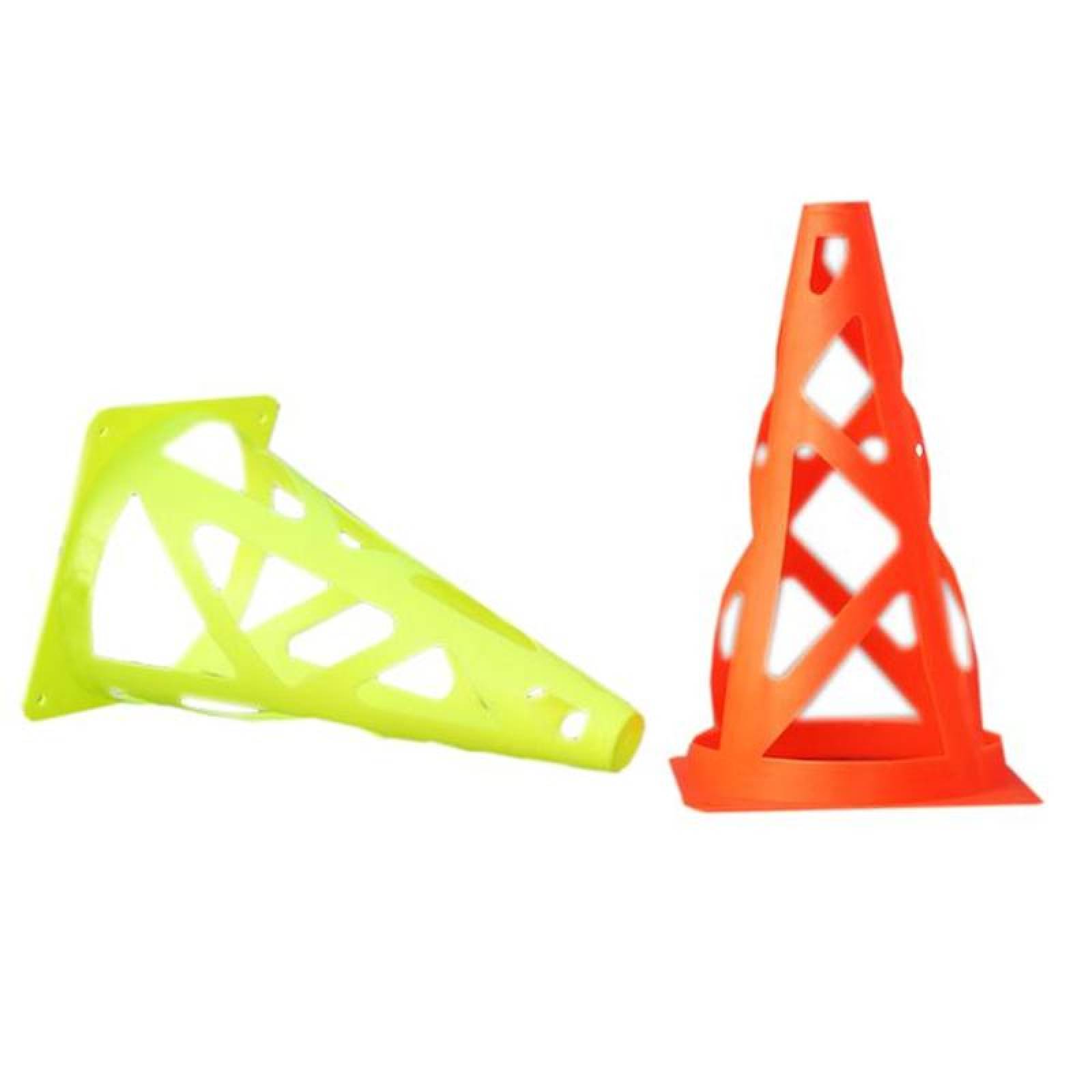 Cono de Seguridad para Construcción, MXACE-001-4, Amarillo, PVC / Plástico, 23cm, Flexible., AirCone