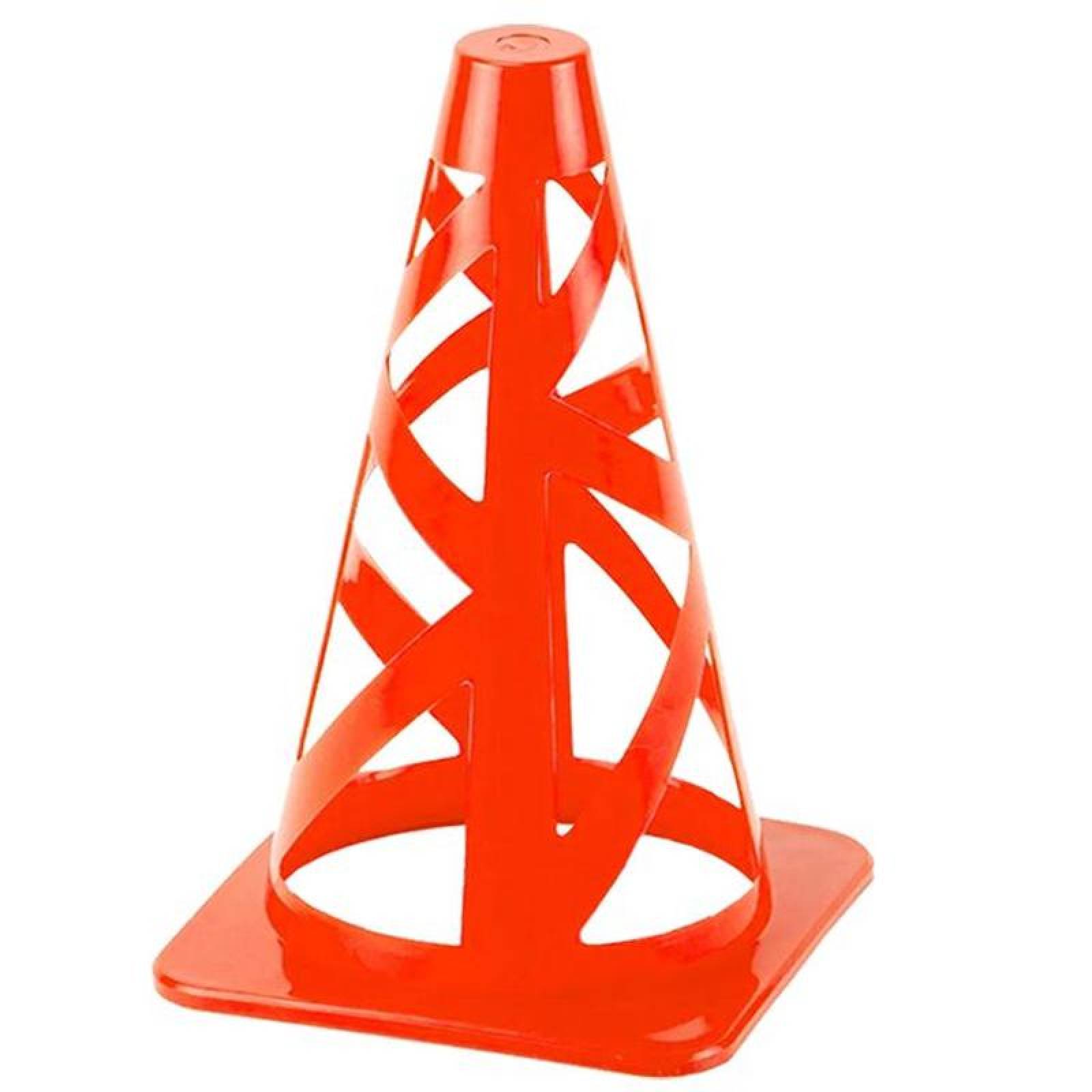  Conos de Seguridad en Industria, MXACE-002-4, Naranja, PVC / Plástico, 23cm, Flexible., AirCone