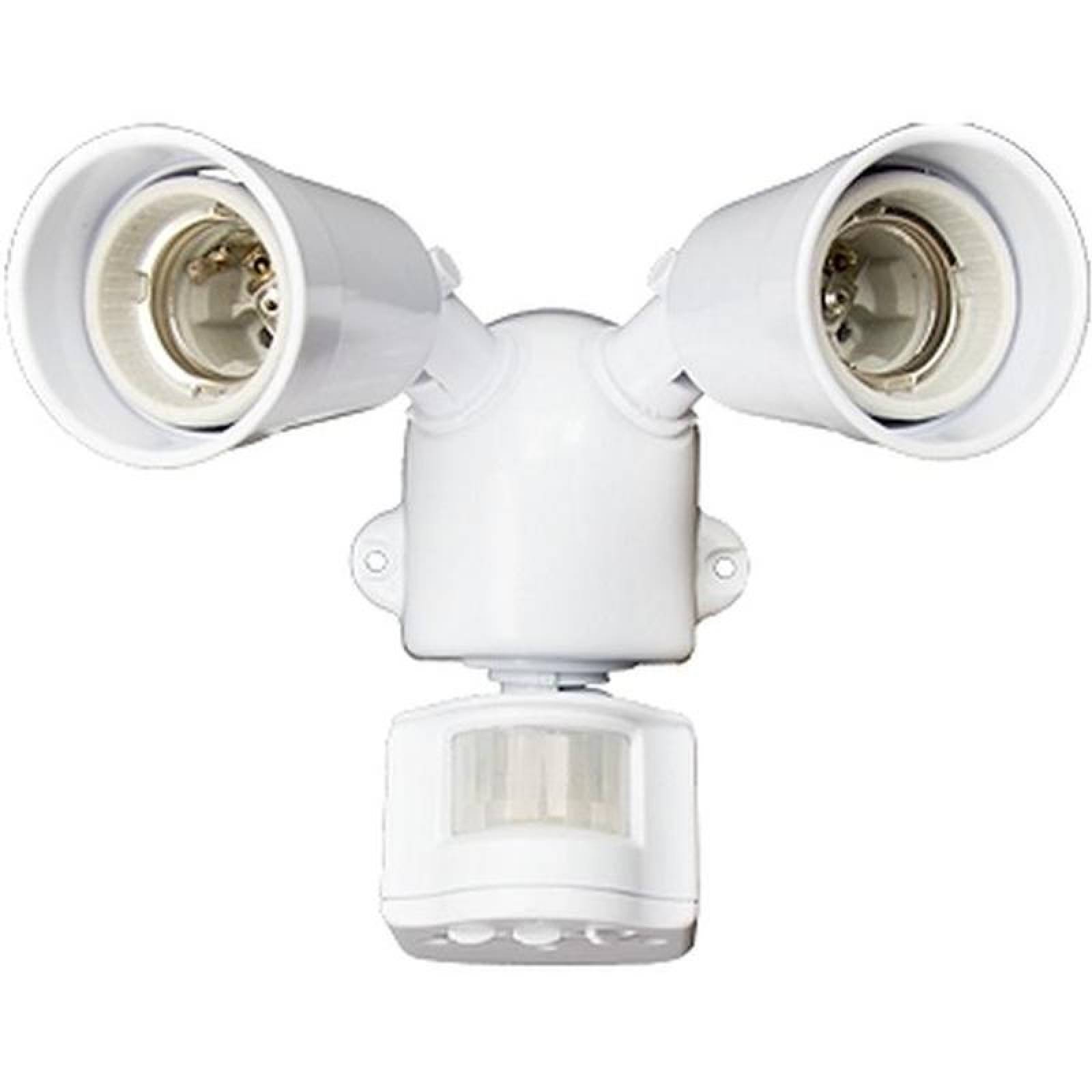 Reflector LED con Sensor MXLNS-001-3 1 a 11m 5 a 480s Carga 2x75W Entrada E27 127V 60Hz Blanco LightNSensc