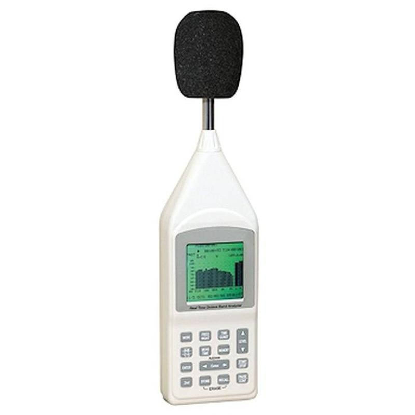 Sonometro Digital de Ruido MXSBN-001-21 Escala 30 a 130dB Precisión 1,5dB Salida AC SonoBand
