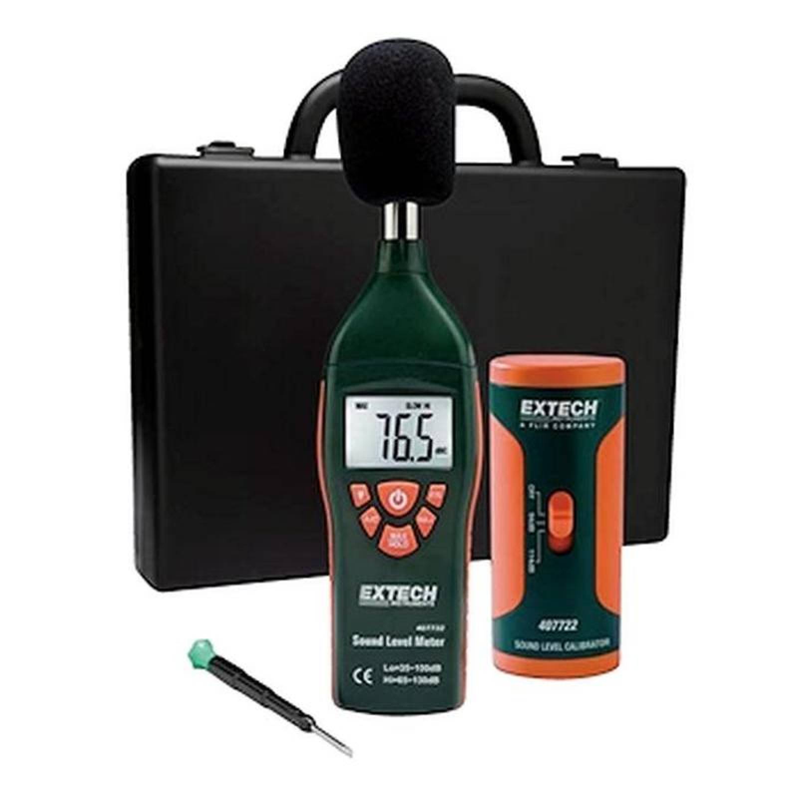 Sonometro Digital de Ruido MXSNM-002-6 Medidor de nivel sonoro SoundMeter ccalibrador de 94 dB y Estuche SoundMeter