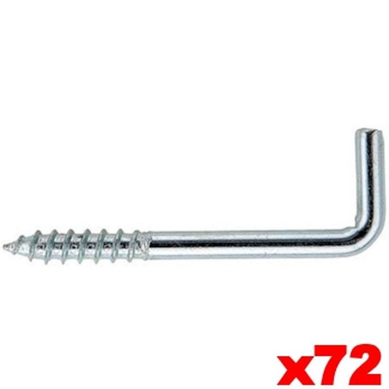 Escarpia Para Colgar MXPED-016 72Pzs Dimensiones A 97mm B 29mm C 6,3mm Galvanizado, PoliShed