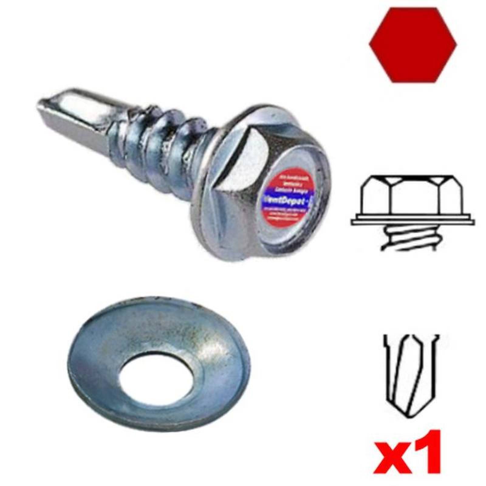 Acquista TOOLCRAFT 159294 Dadi Di Sicurezza M12 Acciaio Galvanizzato Rame 100 Pz 159294 - Foto 11