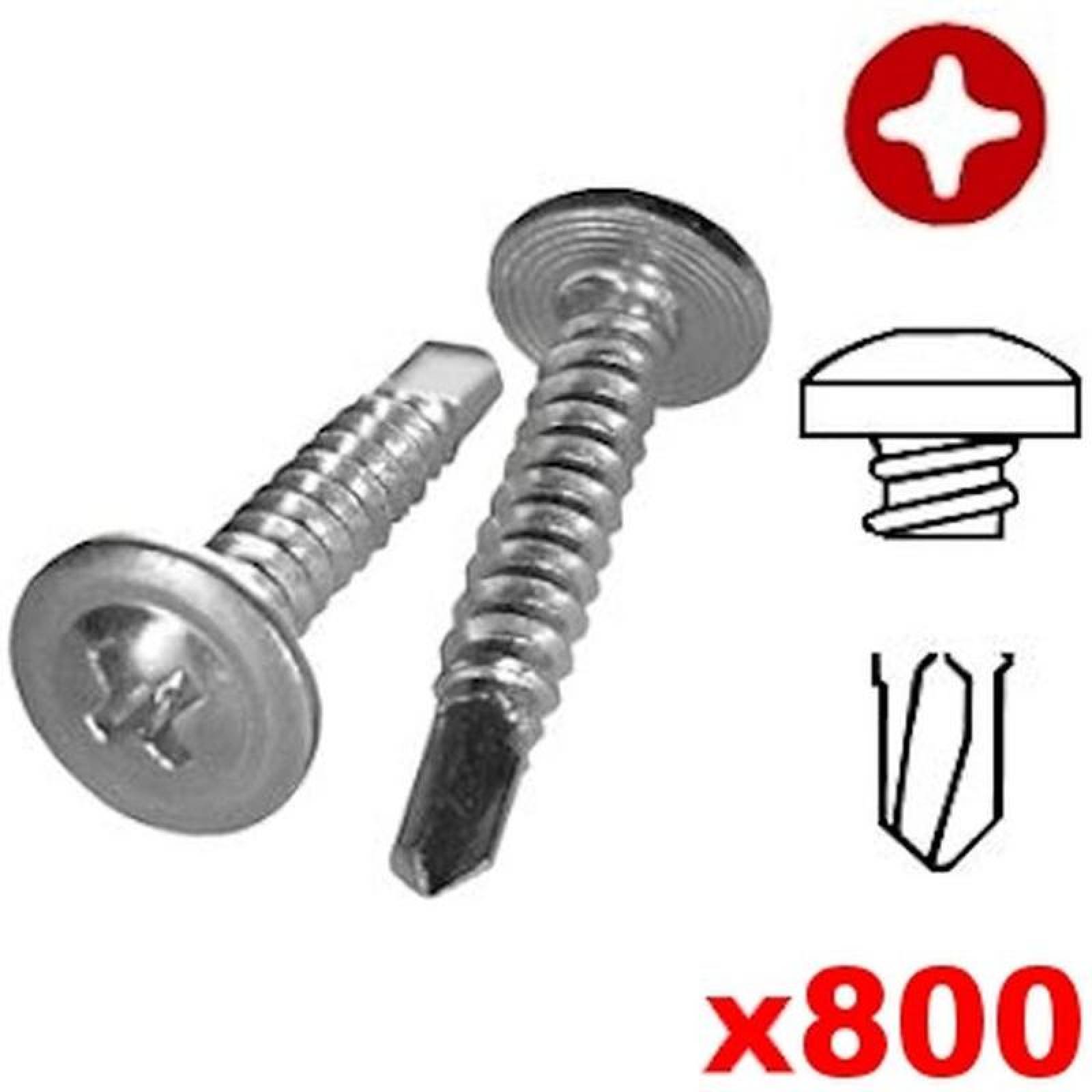 Pija Broca para Ductos de Gota Cruz MXEHH-030 10 4,8mm Diámetro Long34"Cab, Redonda Entrada Phillips PuntaBroca Caja800pz ExtraHead