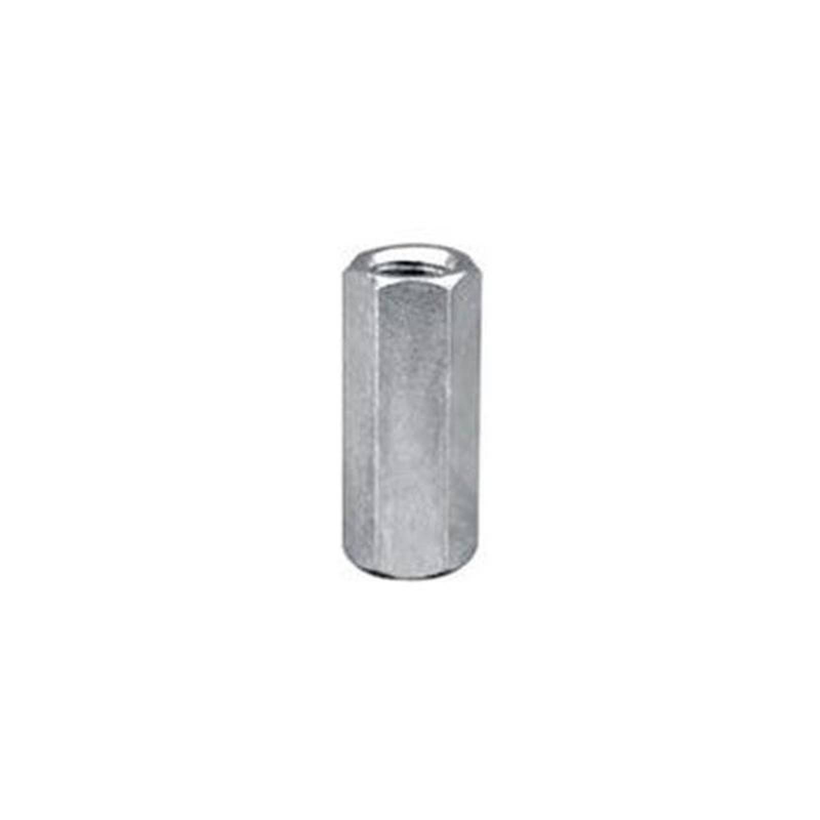 Manguito de Alta Resistencia, MXJNR-005, Roscada 3/8"/9.5mm, Long: 1"/ 25.4mm, Medida 1/2"/12.7mm, Galvanizado, 1Pza., JoinRod