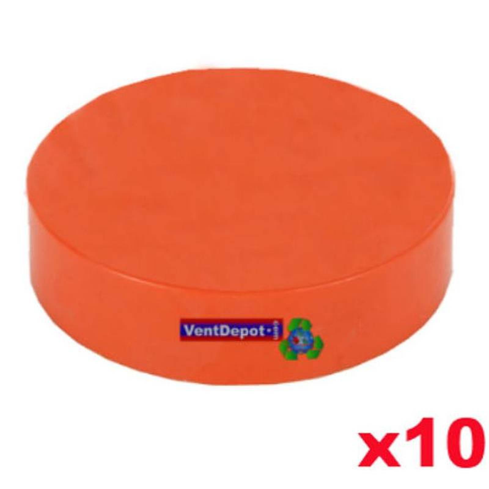 Tapa PVC para Tubo de Neopreno MXSRN-004-3 10 Pzas 160mm Diámetro Tapa Inserción Anaranjado PVC, SewerTapa Inserción