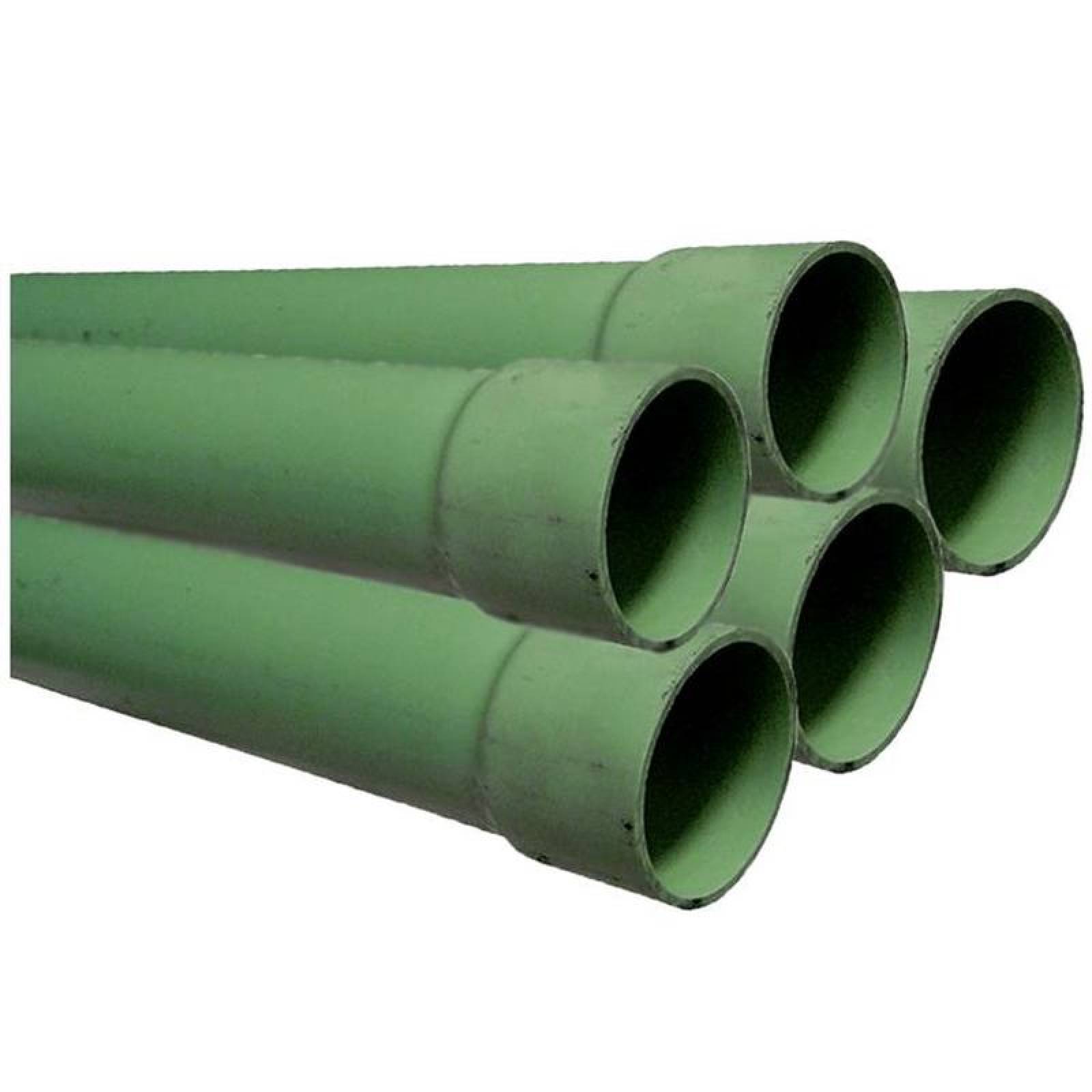 Tubo PVC Electrico Concreto MXEIT-001 1 Pza 13mm ó 12" Diámetro 17,9 Diámetro Exterior 1 mm Espesor 3000 mm Longitud Tubo Eléctrico Ligero Verde PVC, ElecTube Concret