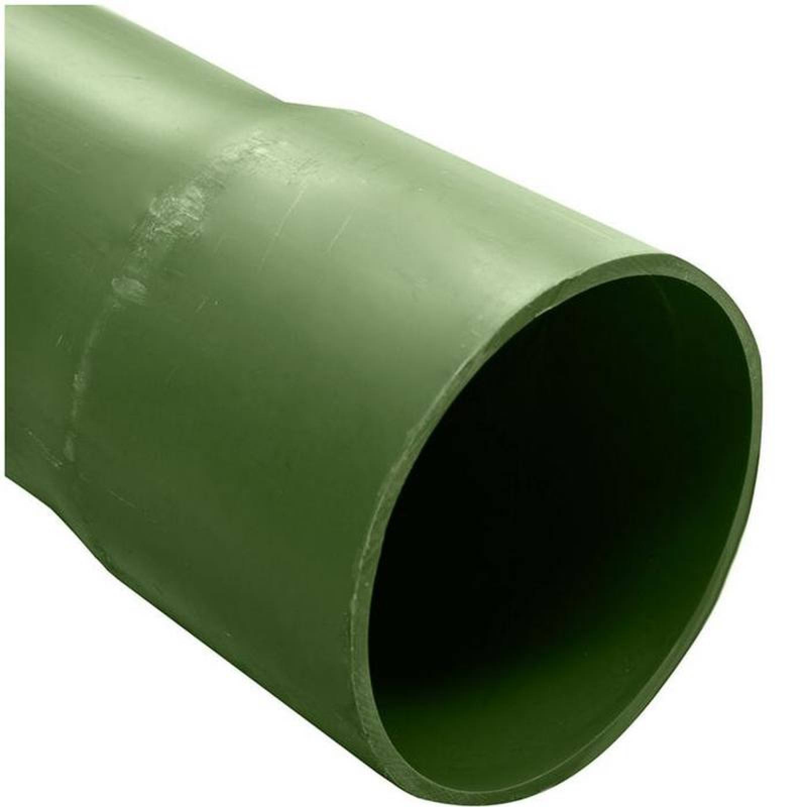 Tubo de Electricidad Cemento MXEIT-006 10 Pzas 19mm ó 34" Diámetro 23,4 Diámetro Exterior 1 mm Espesor 3000 mm Longitud Tubo Eléctrico Ligero Verde PVC, ElecTube Concret