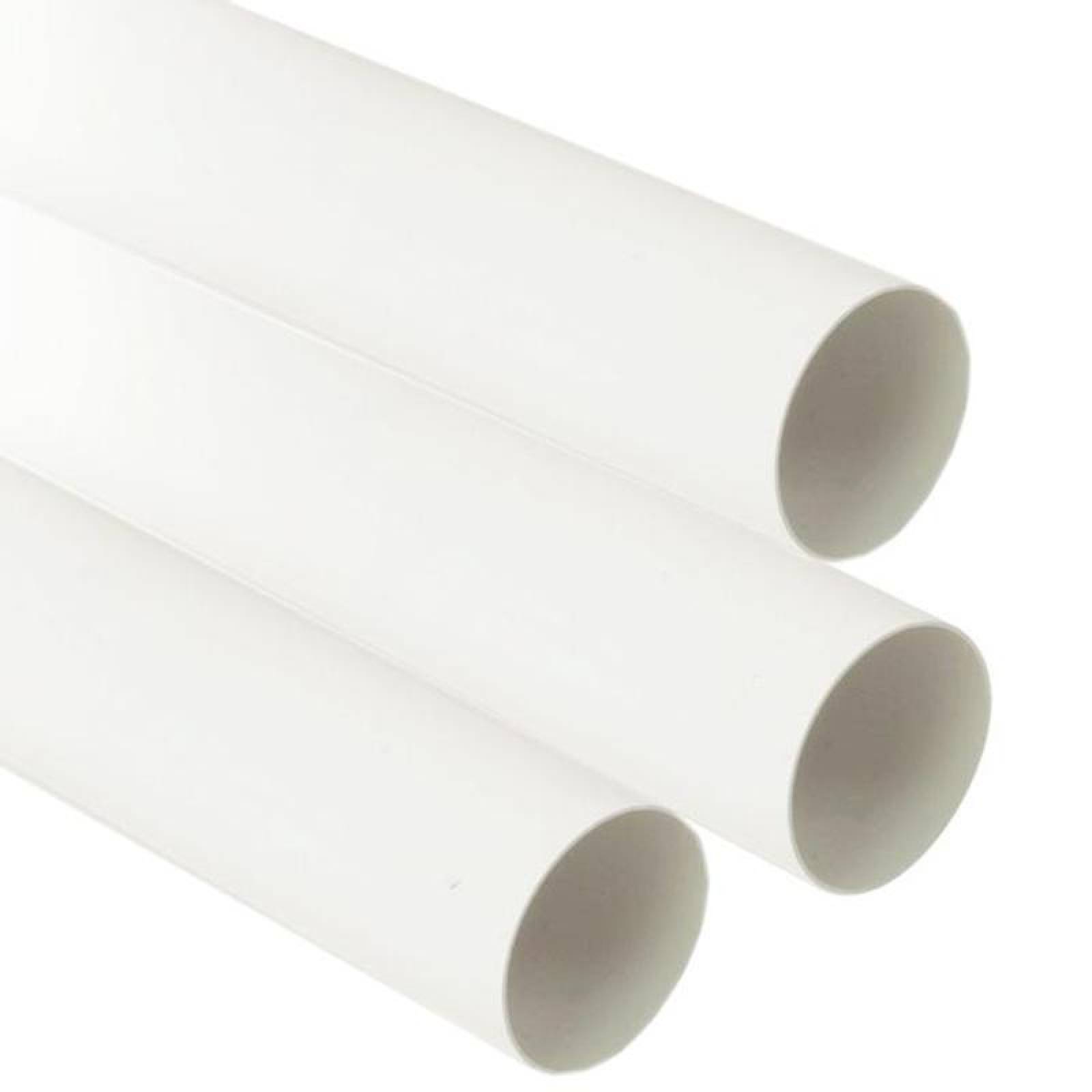 Tuberia de PVC Bajadas Pluviales, MXHYA-109, 1pz, 13mmx3m largo, 3.7 mm Grosor, Cédula 80, Blanco, PVC., HydraTube 40