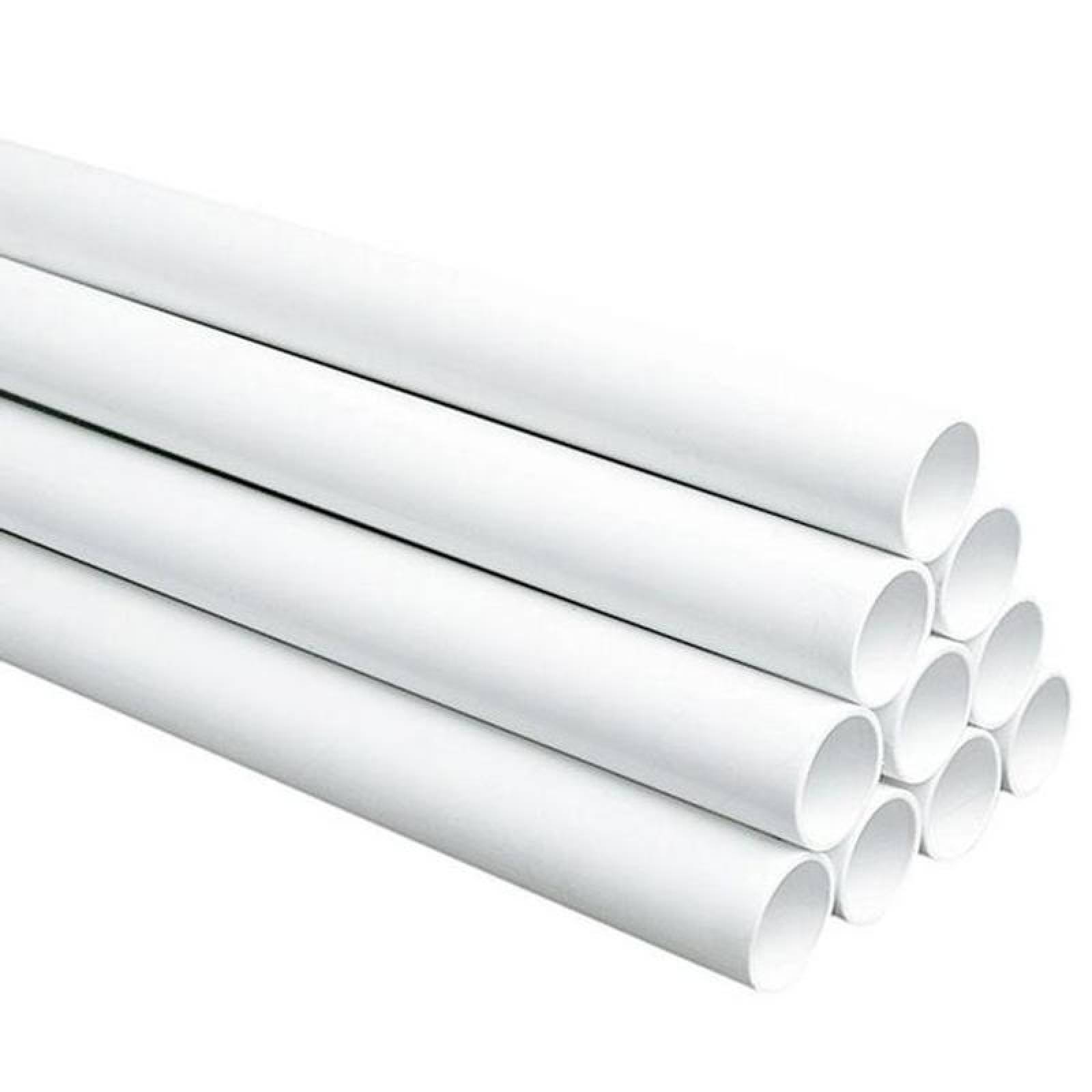 Tuberia de PVC Bajadas Pluviales, MXHYA-109, 1pz, 13mmx3m largo, 3.7 mm Grosor, Cédula 80, Blanco, PVC., HydraTube 40