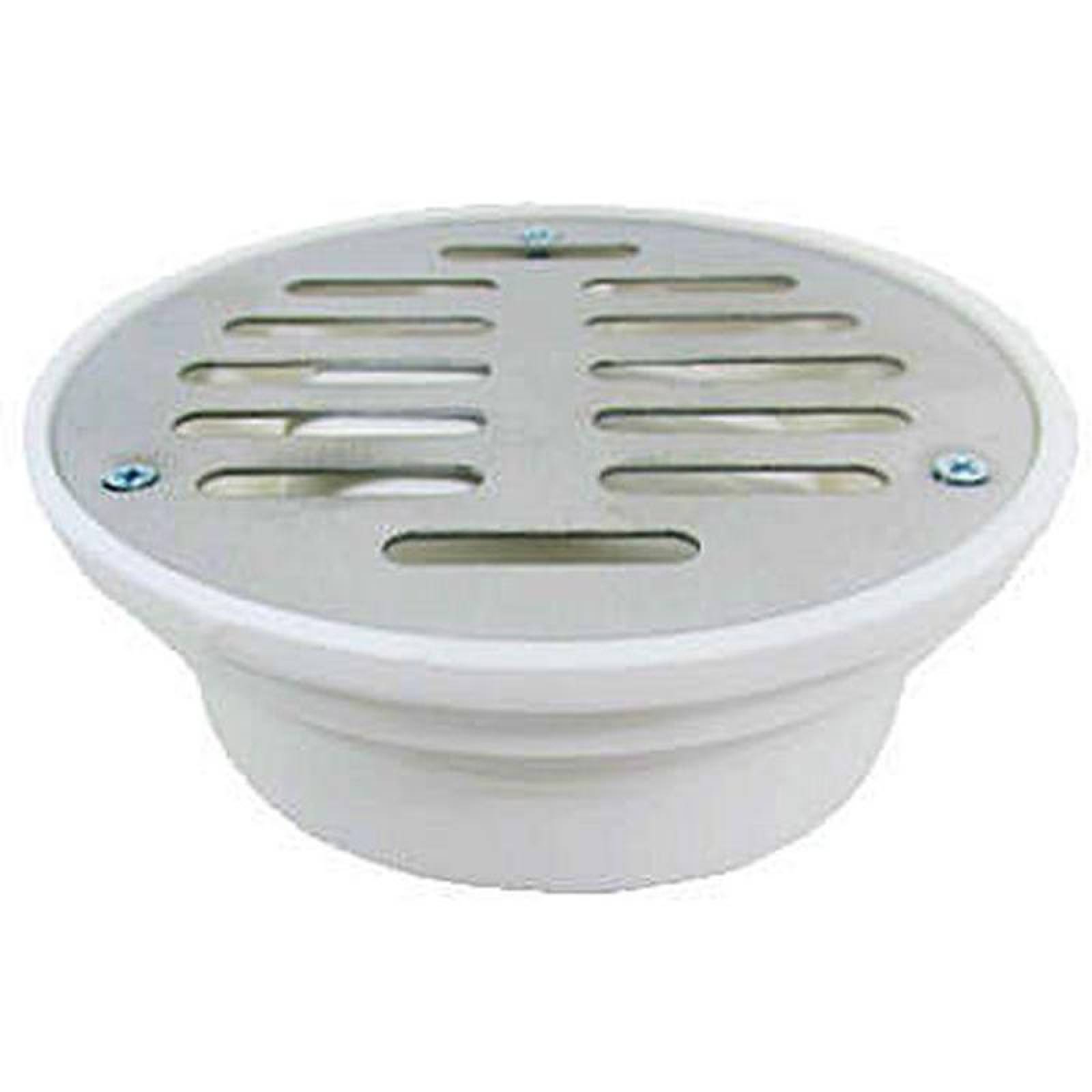 Rejilla Coladera para Agua MXSXC-005-5 10 Pzas 160mm Diámetro Coladera Blanco PVC, SanixColadera