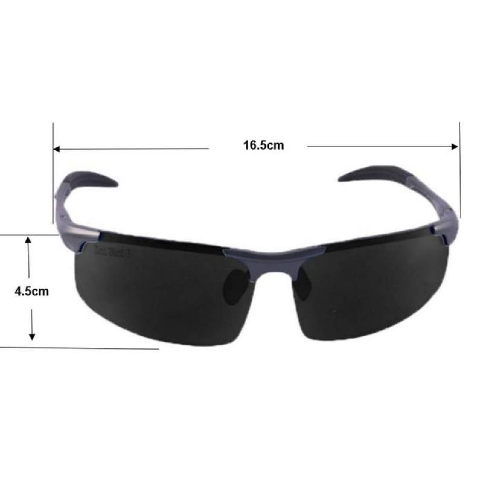 Anteojos para sol de moda MXHMX-001-3 Aluminio Negro Unisex Polarizados Protección UV400 Matrix Collection