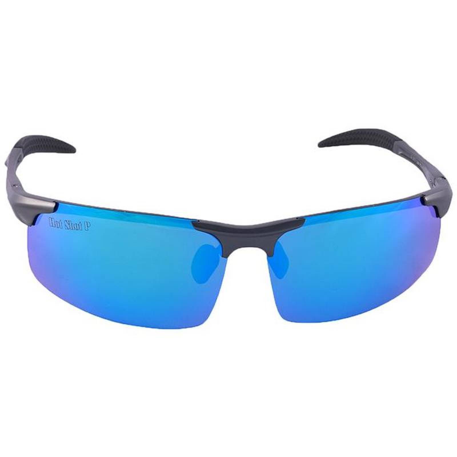 Lentes para sol económicos MXHMX-002-4 Aluminio Azul Unisex Polarizados Protección UV400 Matrix Collection