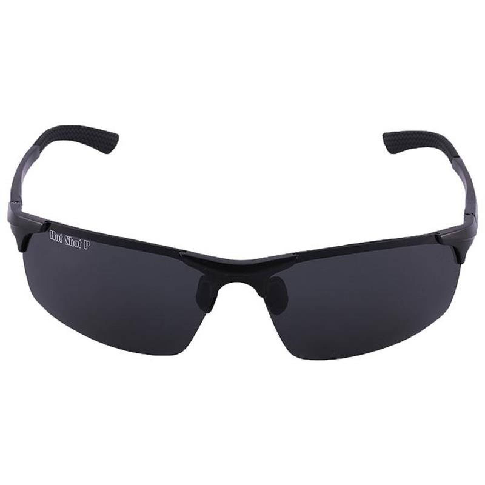 Gafas para el sol de buena calidad MXHSC-003-10 Aluminio Negro Unisex Polarizados Protección UV400 Snipe Collection