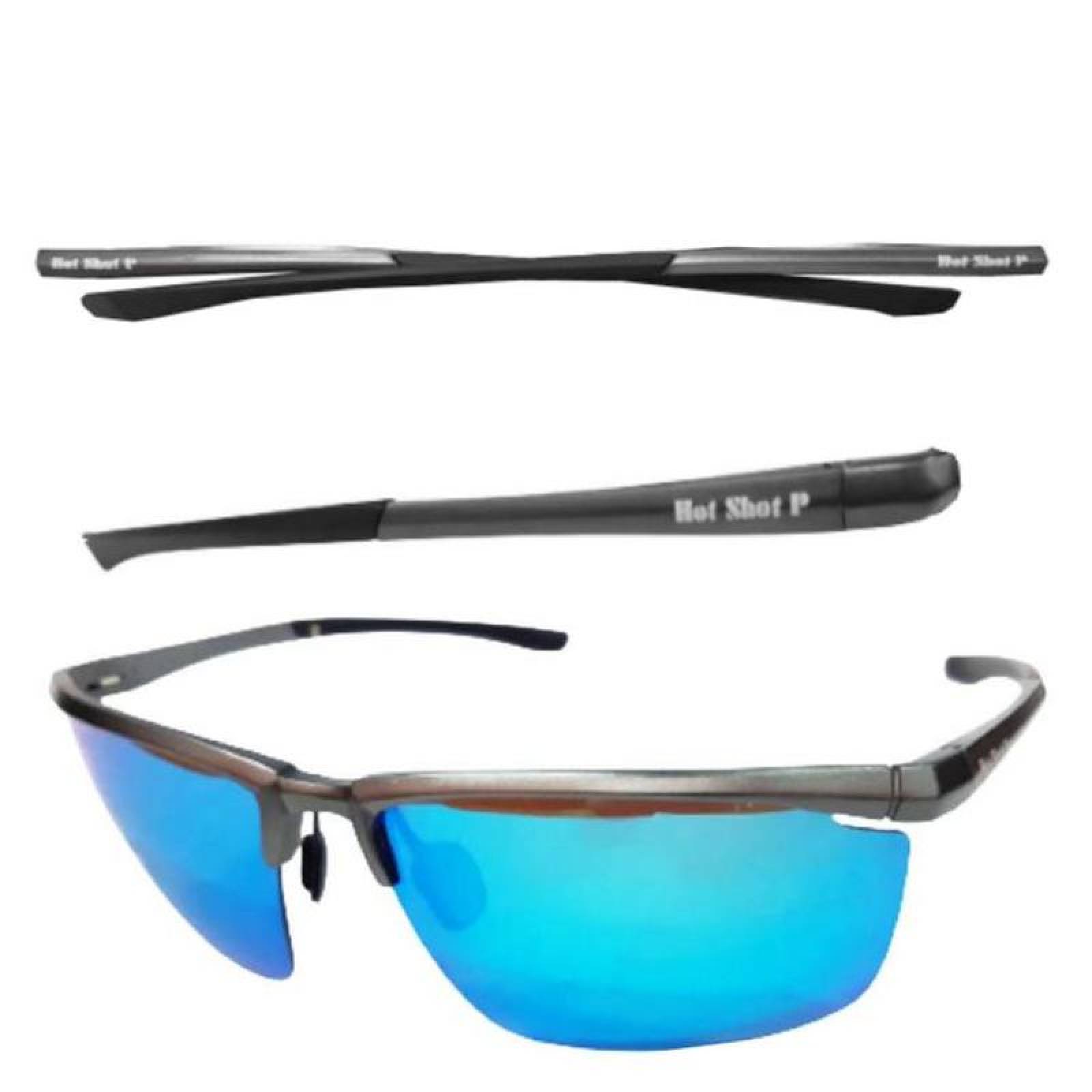 Gafas Polarizadas para Hombre MXMHC-001-5 Aluminio Azul Unisex Polarizados Protección UV400 Novox Collection