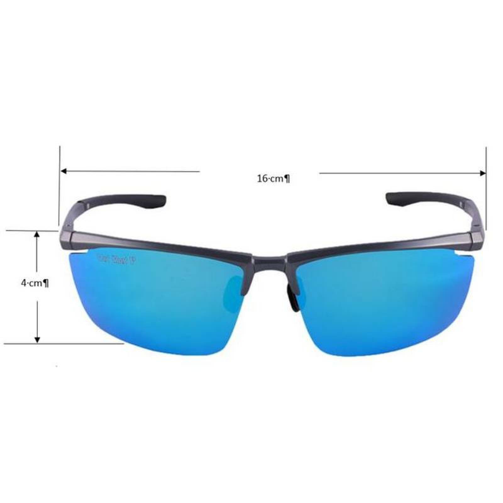Gafas Polarizadas para Hombre MXMHC-001-5 Aluminio Azul Unisex Polarizados Protección UV400 Novox Collection