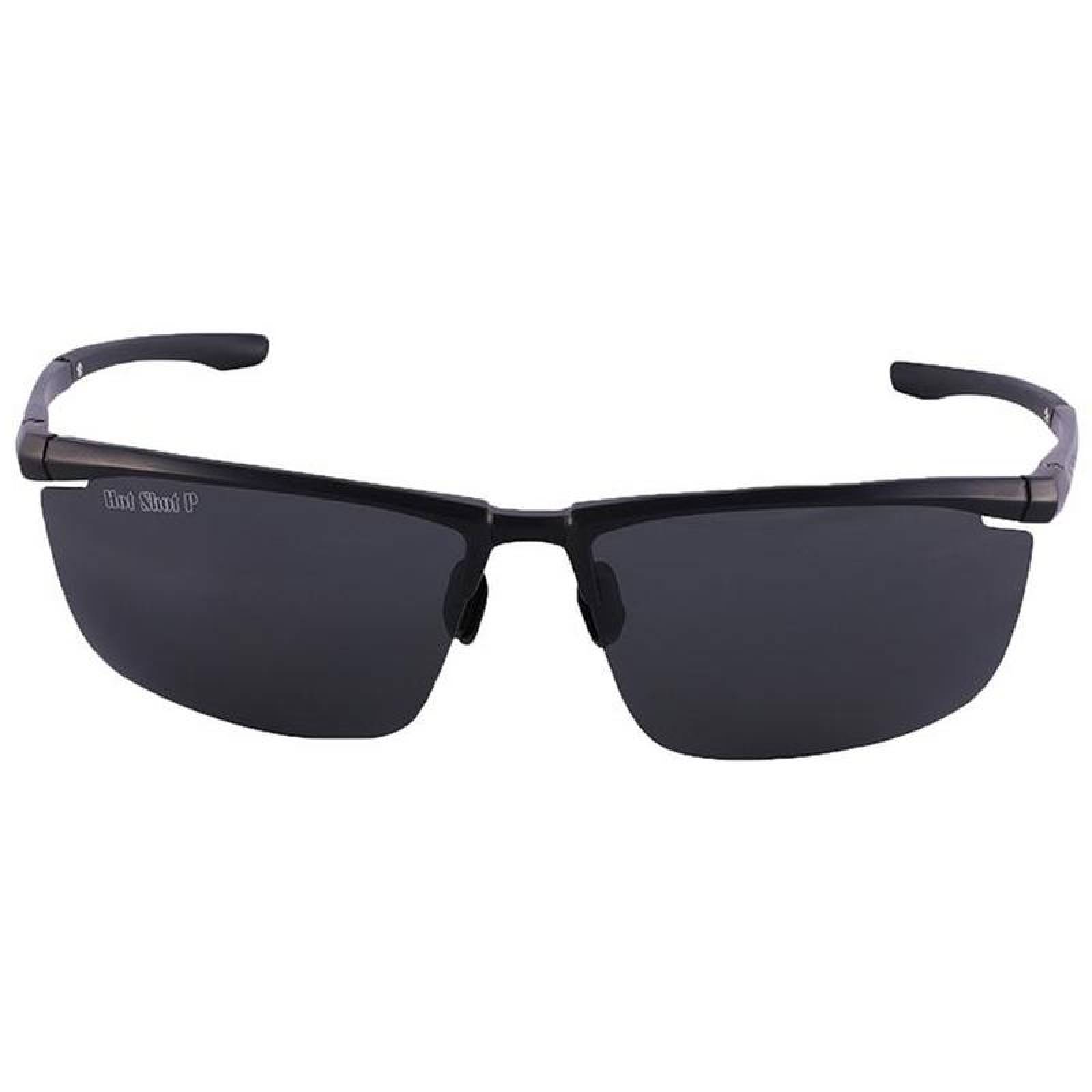 Anteojos Elegantes de sol con caja MXMHC-002-9 Aluminio Negro Unisex Polarizados Protección UV400 Novox Collection