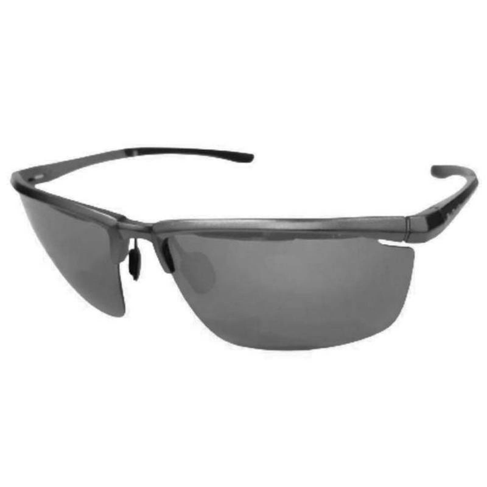 Anteojos Elegantes de sol con caja MXMHC-002-9 Aluminio Negro Unisex Polarizados Protección UV400 Novox Collection