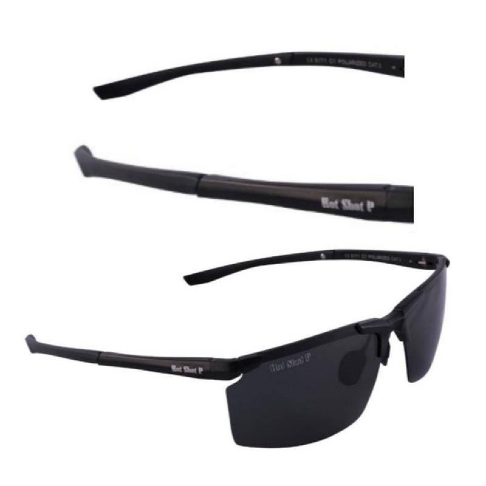 Lentes de uso rudo Unisex MXXCH-001-2 Aluminio Negro Unisex Polarizados Protección UV400 Xtreme Collection