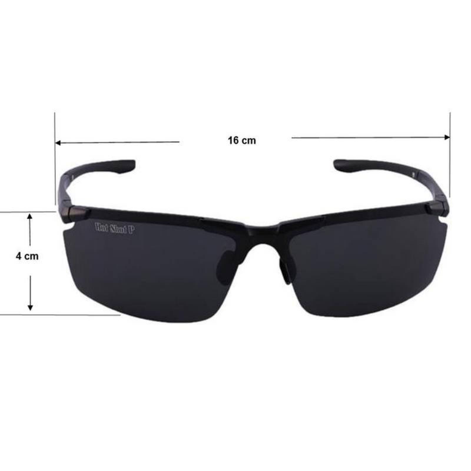 Lentes de uso rudo Unisex MXXCH-001-2 Aluminio Negro Unisex Polarizados Protección UV400 Xtreme Collection