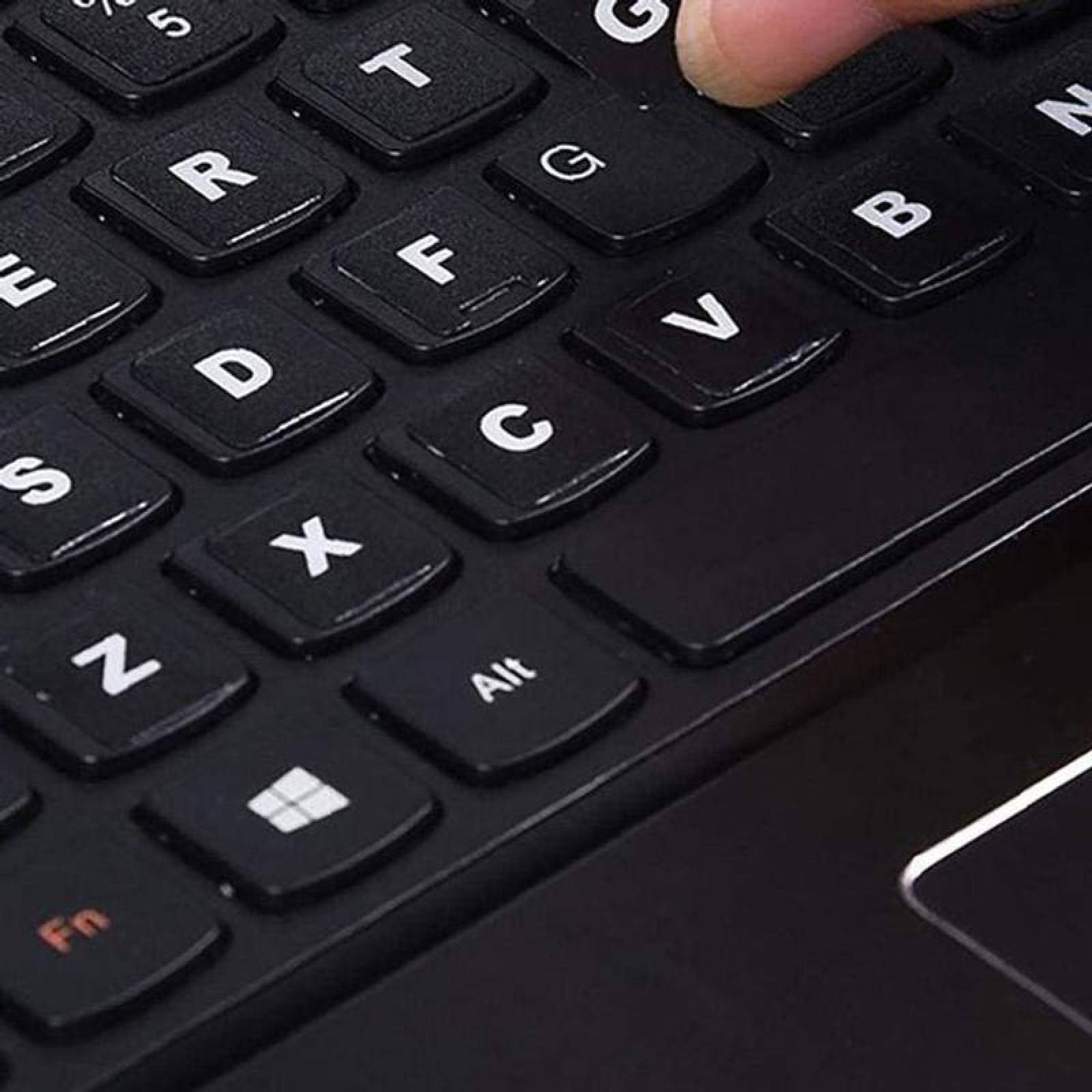 Pegatinas Teclado Español portatil PC QWERTY Etiquetas Letras